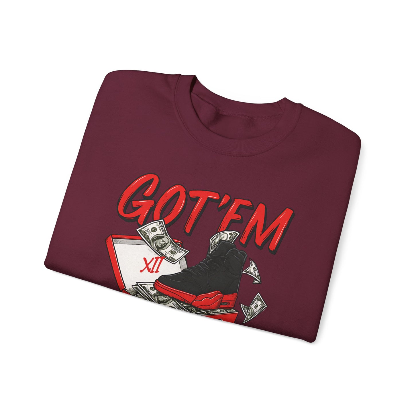 Streetwear Sneakerhead Match Jordan 12 Retro Flu Game Sweatshirt
