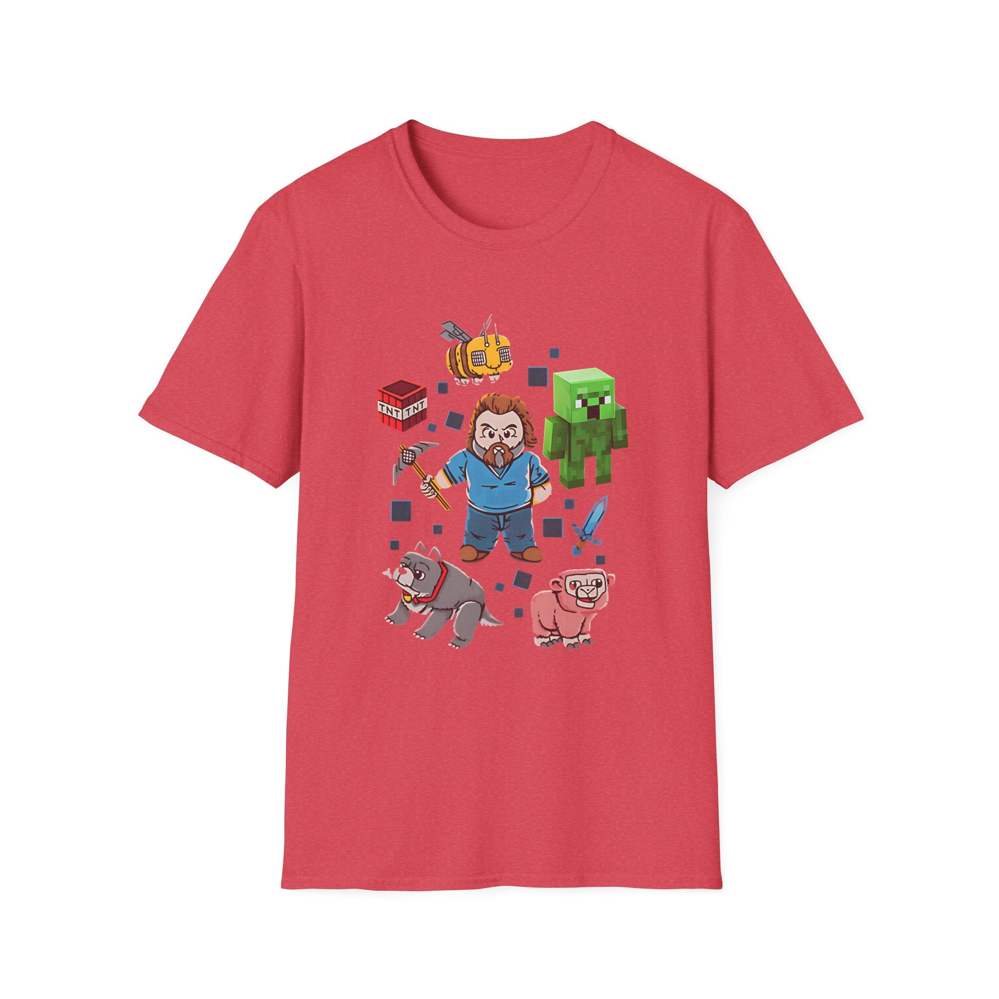 Pop Culture Mining & Crafting Funny Gaming T-Shirt