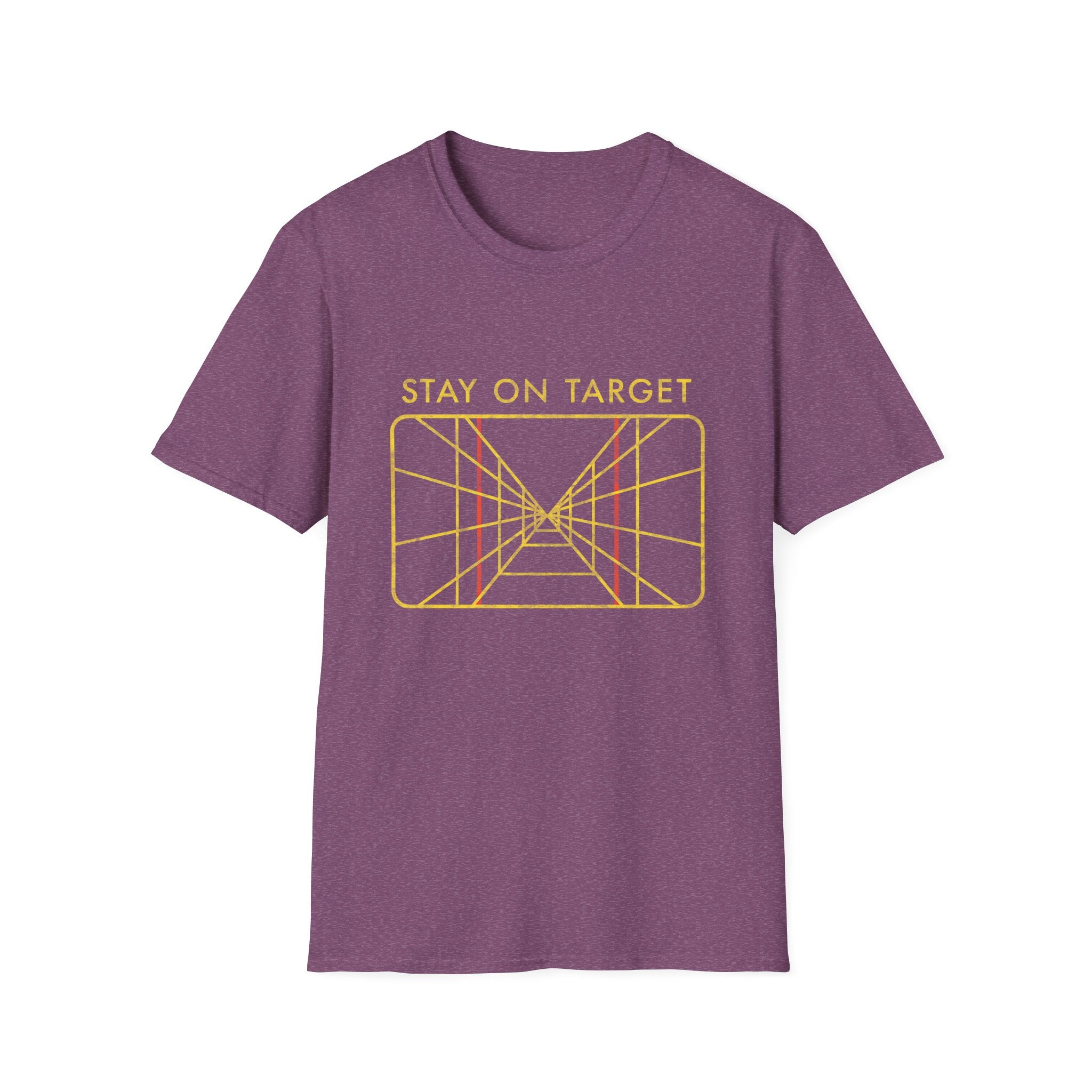 Funny Pop Culture Stay on Target Arcade Retro 80s T-shirt