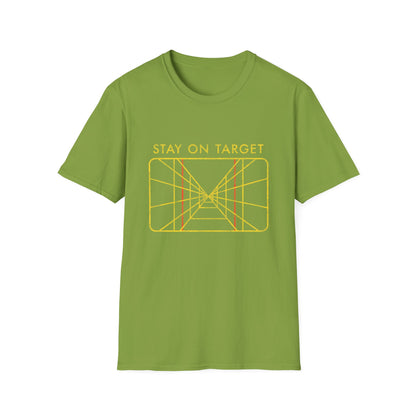 Funny Pop Culture Stay on Target Arcade Retro 80s T-shirt