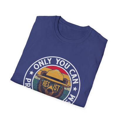 Only You Can Prevent Fascism Funny Resist USA Democracy T-Shirt