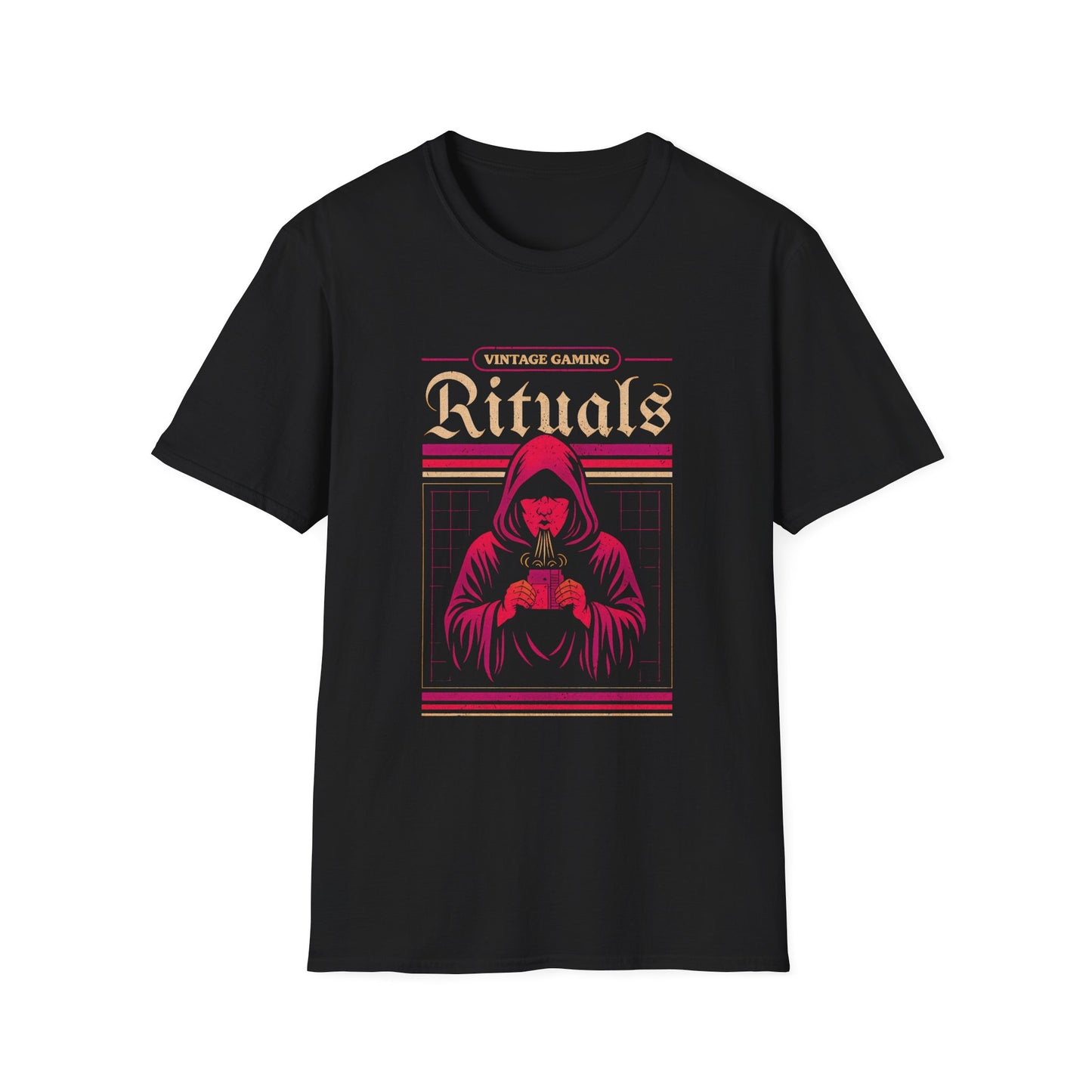 Vintage Gaming Rituals Retro Old School Gamer T-Shirt