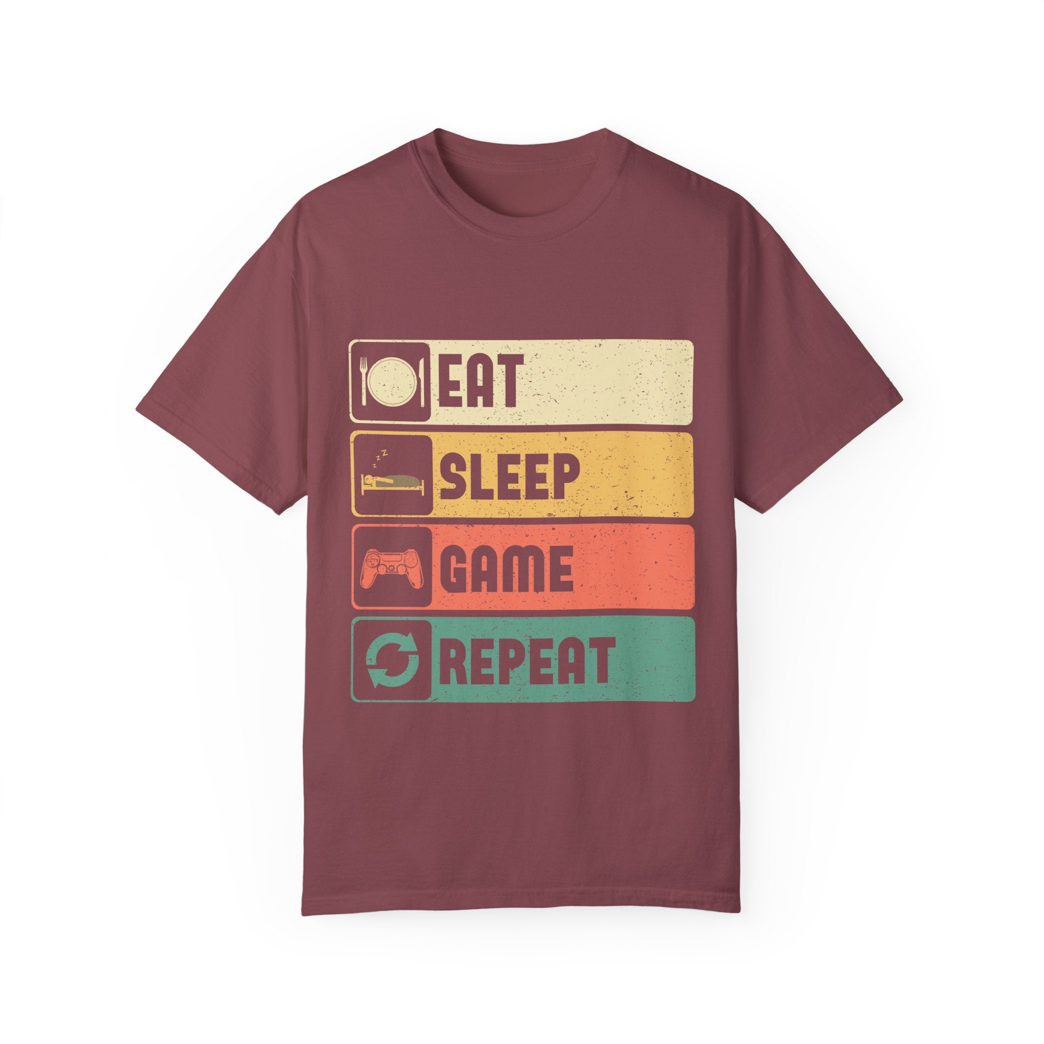 Eat Sleep Game Repeat Gamer T-Shirt