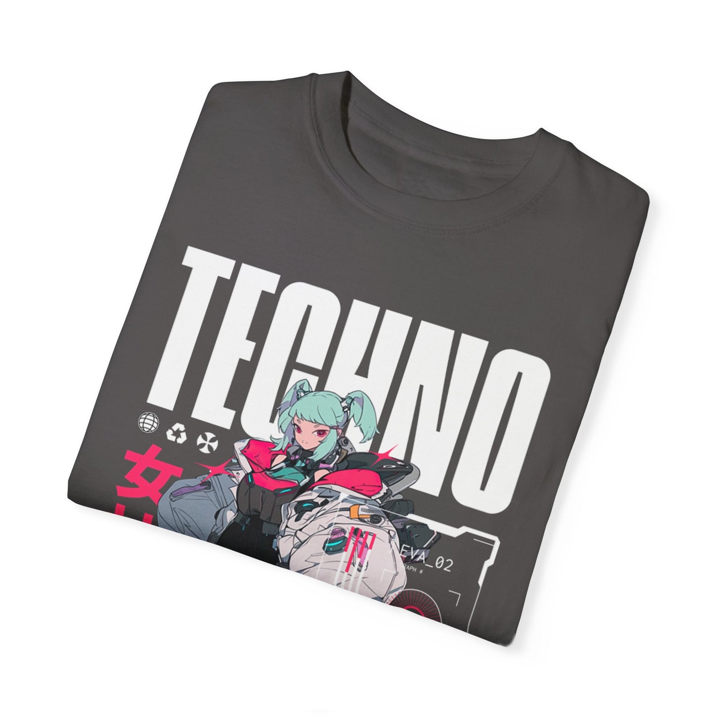 Techno Anime Girl T-shirt