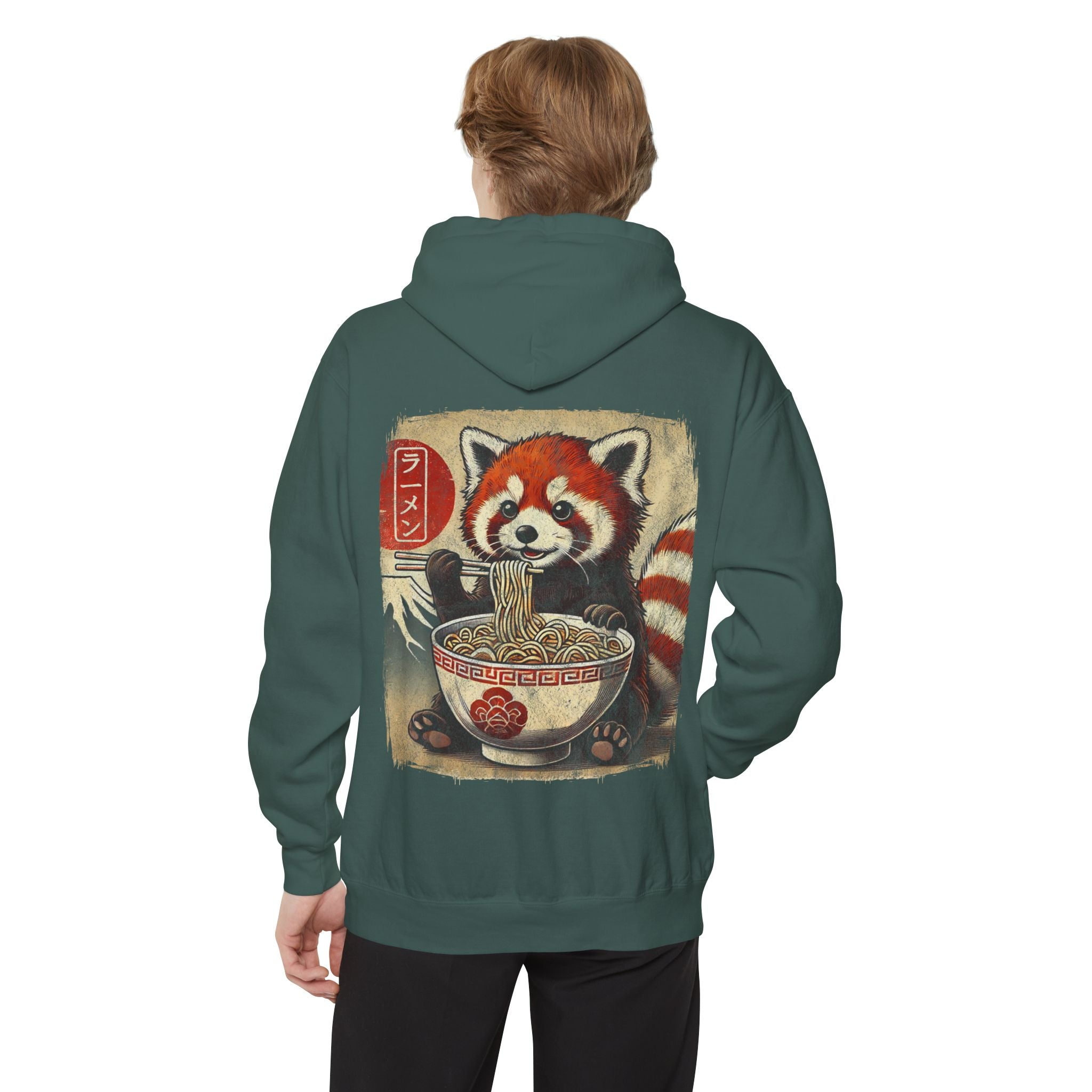 Japanese Anime Red Panda Ramen Hoodie