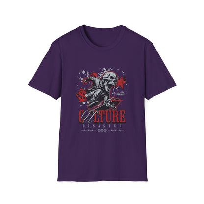 Culture is a Disaster Streetwear Funny Skull T-Shirt