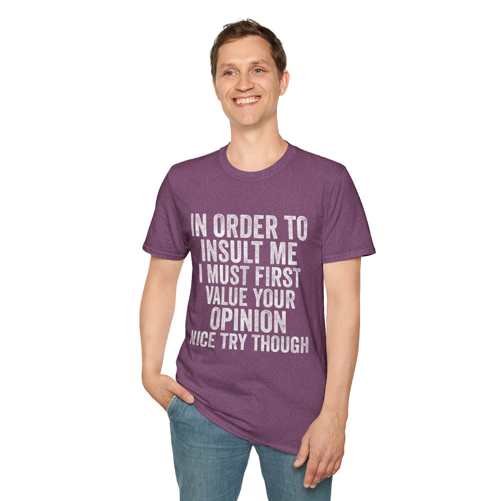 Joke Sarcastic Tee Hilarious Adult Graphic T-shirts