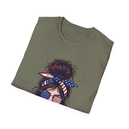 4th of July Gifts for Mothers American Mom T-shirt