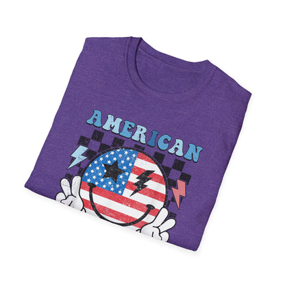 Vintage Peace Sign American Girl T-shirt