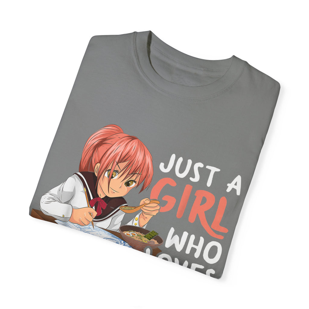 Just a Girl Who Loves Anime, Ramen & Sketching  Anime T-shirt