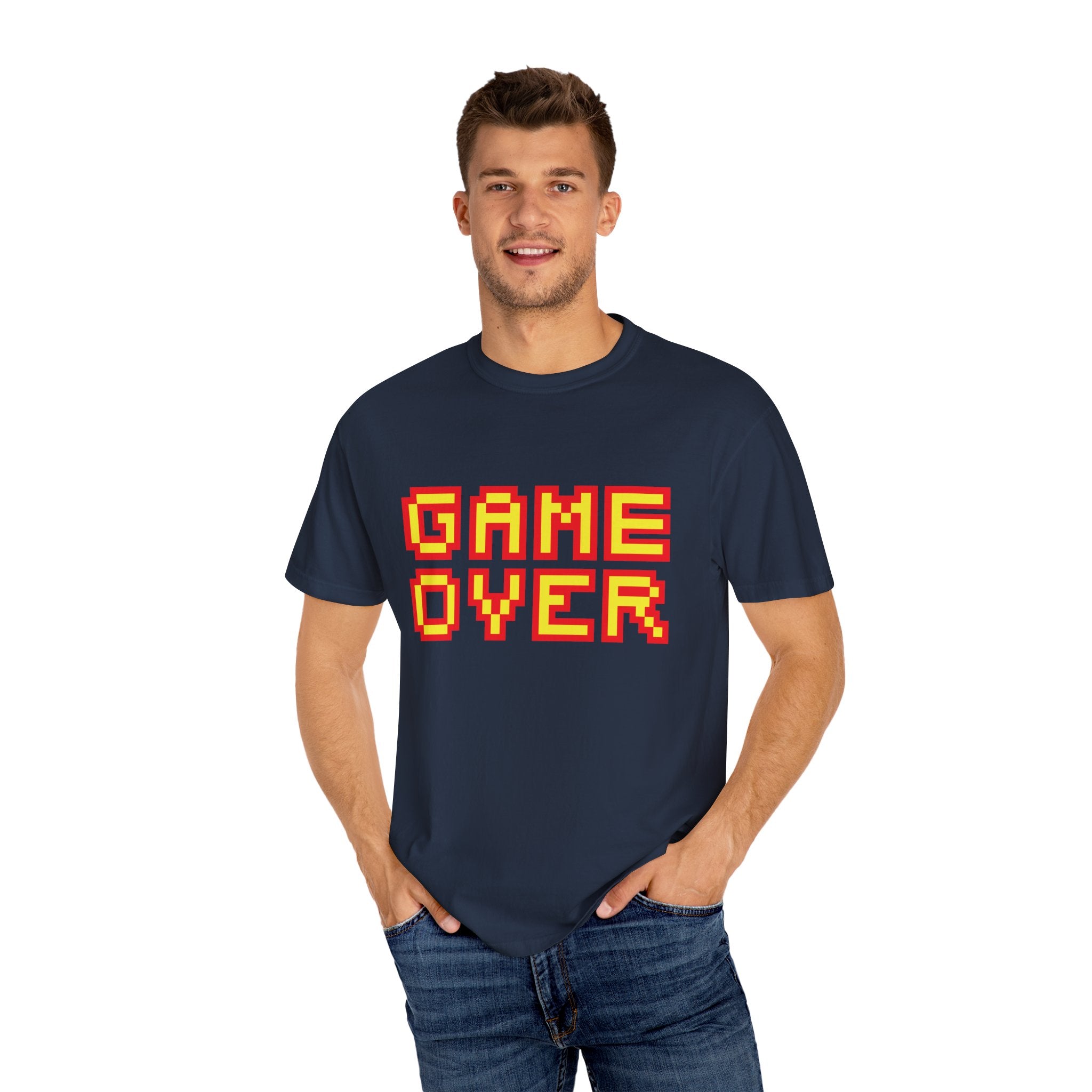 Funny Pixel Gamer Game Over T-shirt