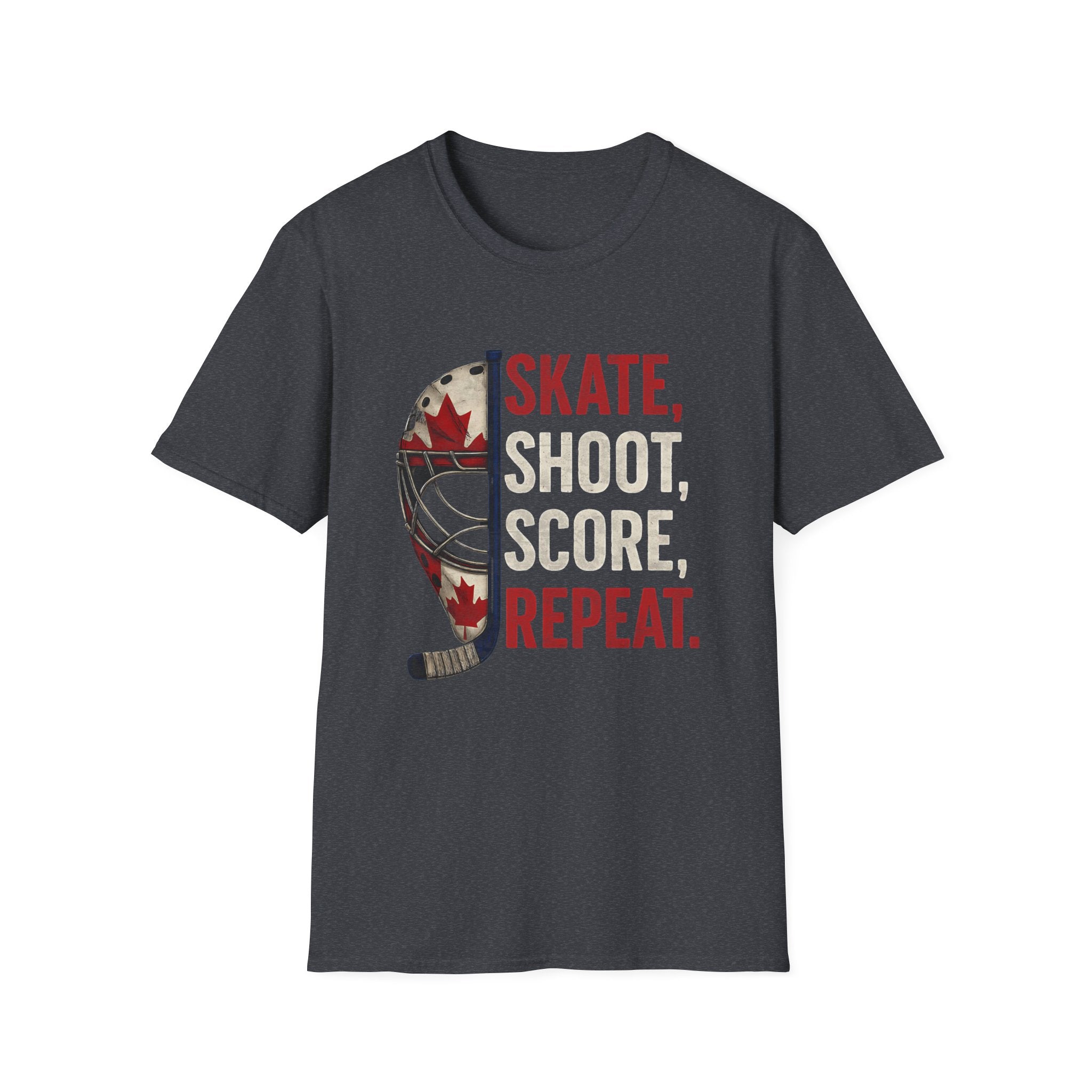 Hockey Skate Shoot Score Hockey Canada T-Shirt