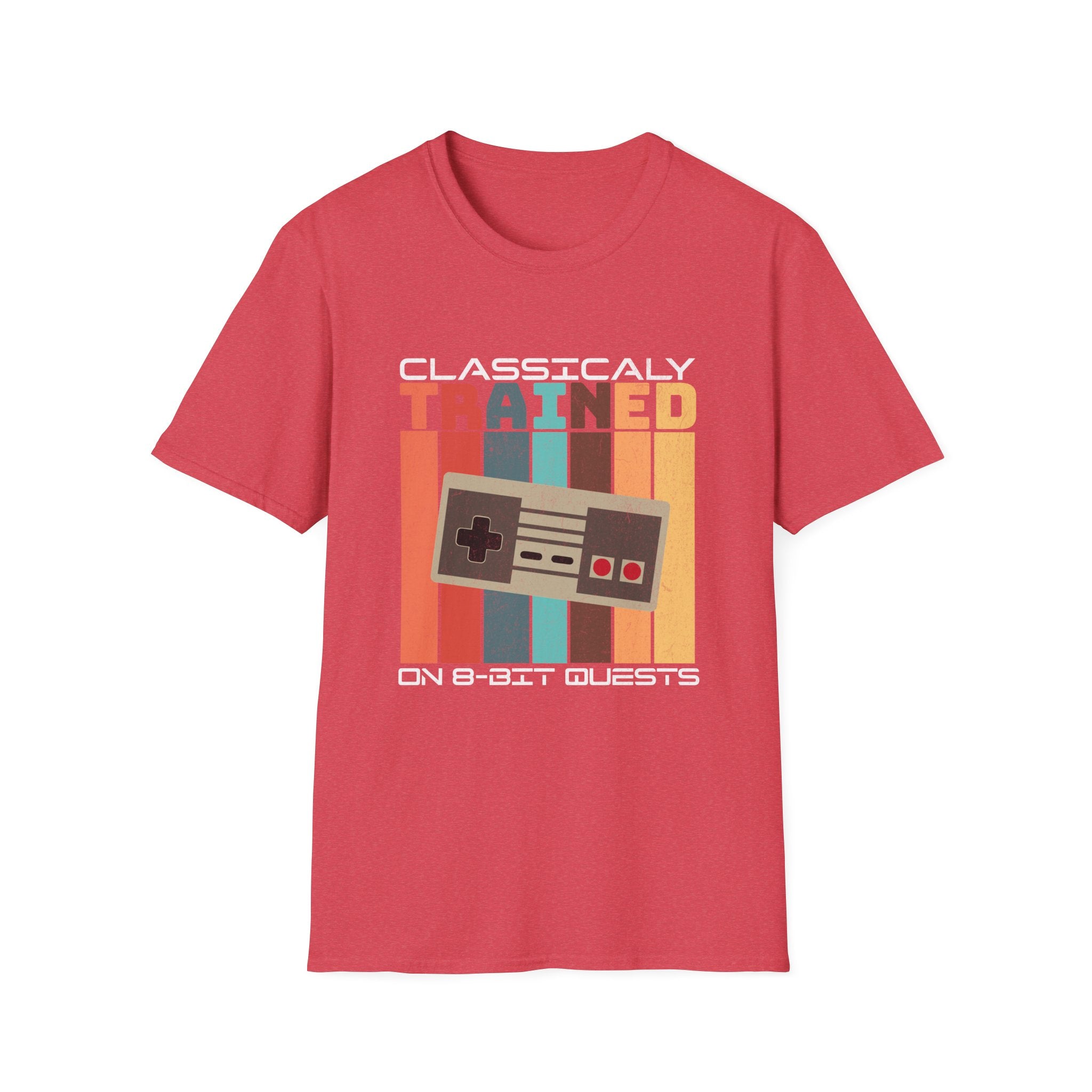 Retro Classically Trained on 8-Bit Quests Gamer T-Shirt