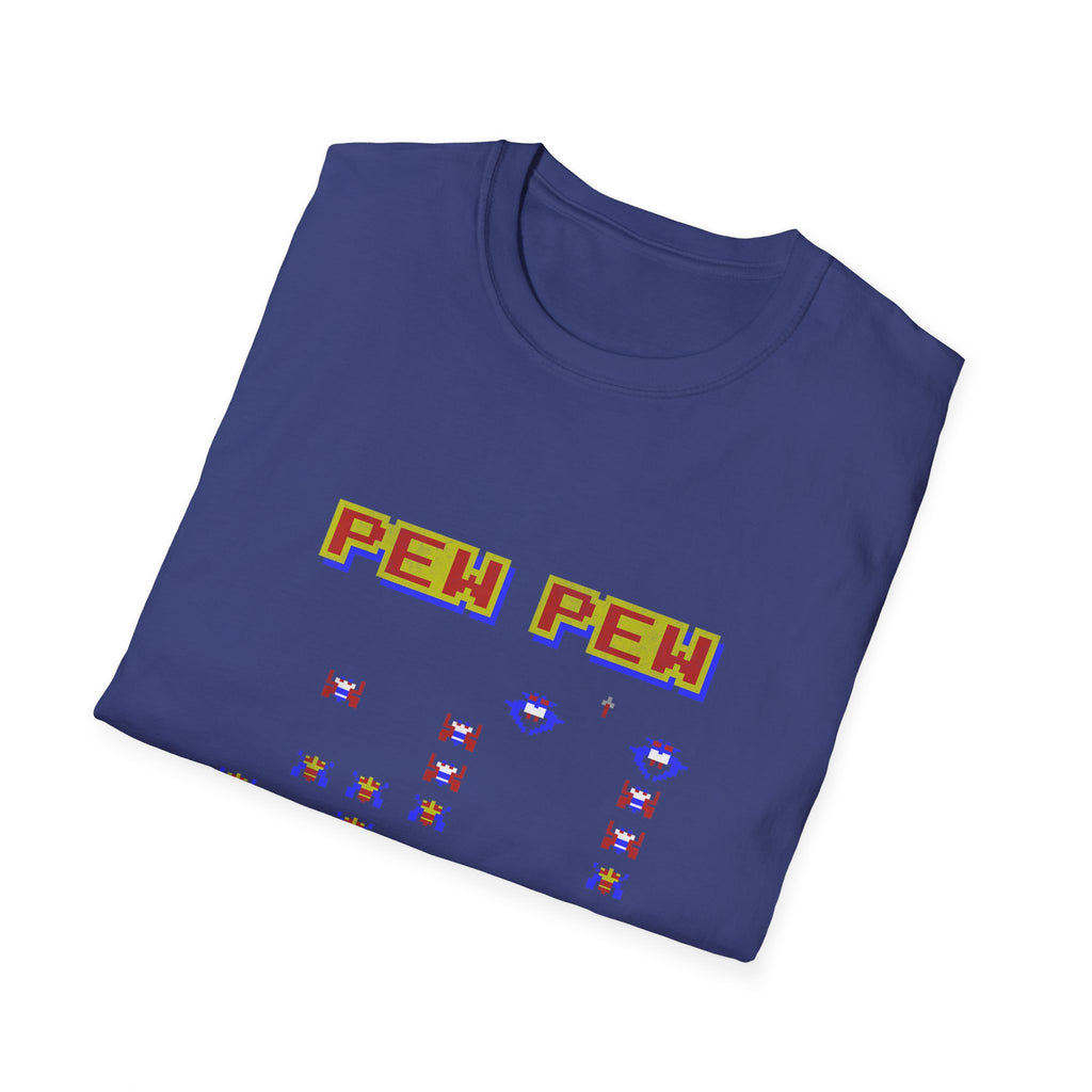 PEW PEW Retro Video Game Vintage Gaming Gamer T-Shirt