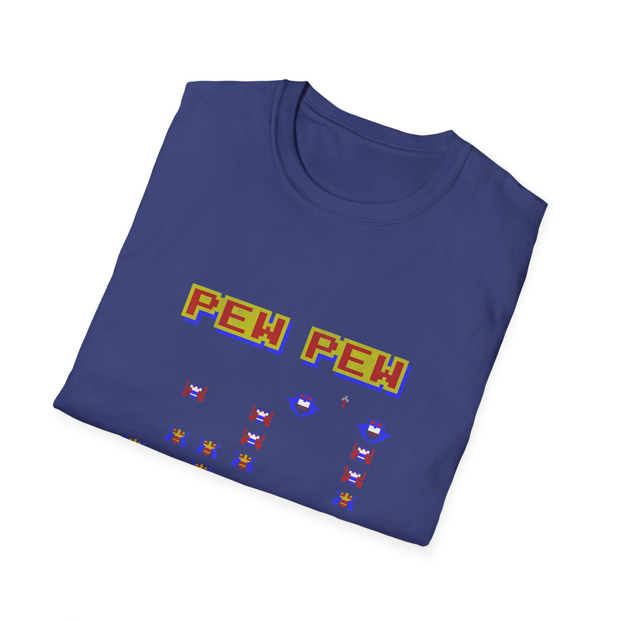 PEW PEW Retro Video Game Vintage Gaming Gamer T-Shirt