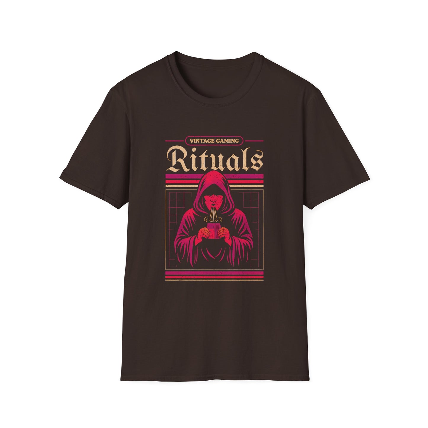 Vintage Gaming Rituals Retro Old School Gamer T-Shirt