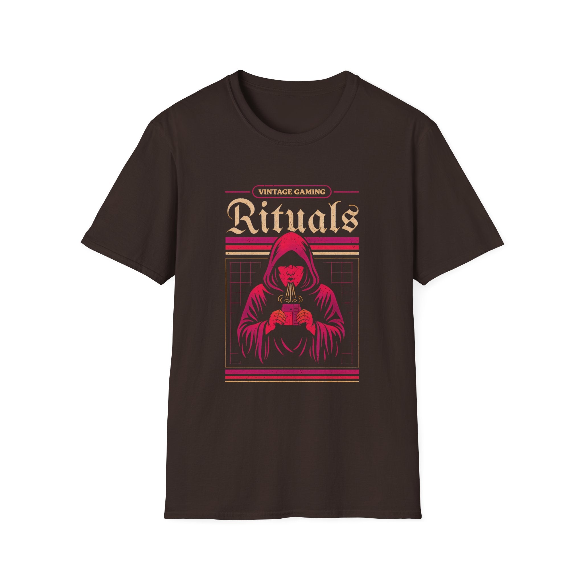 Vintage Gaming Rituals Retro Old School Gamer T-Shirt
