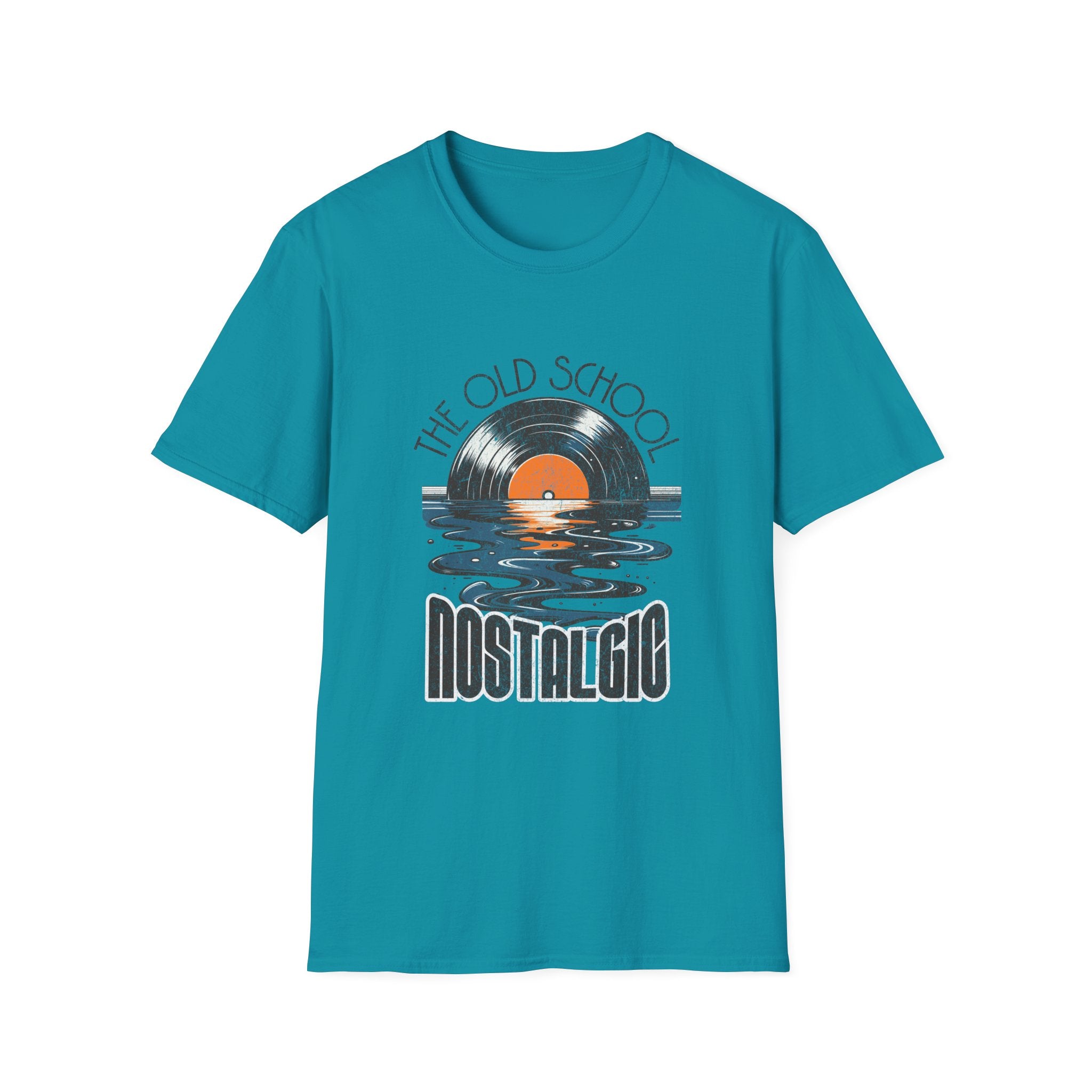 Retro Nostalgic Vintage Vinyl Music T-shirt