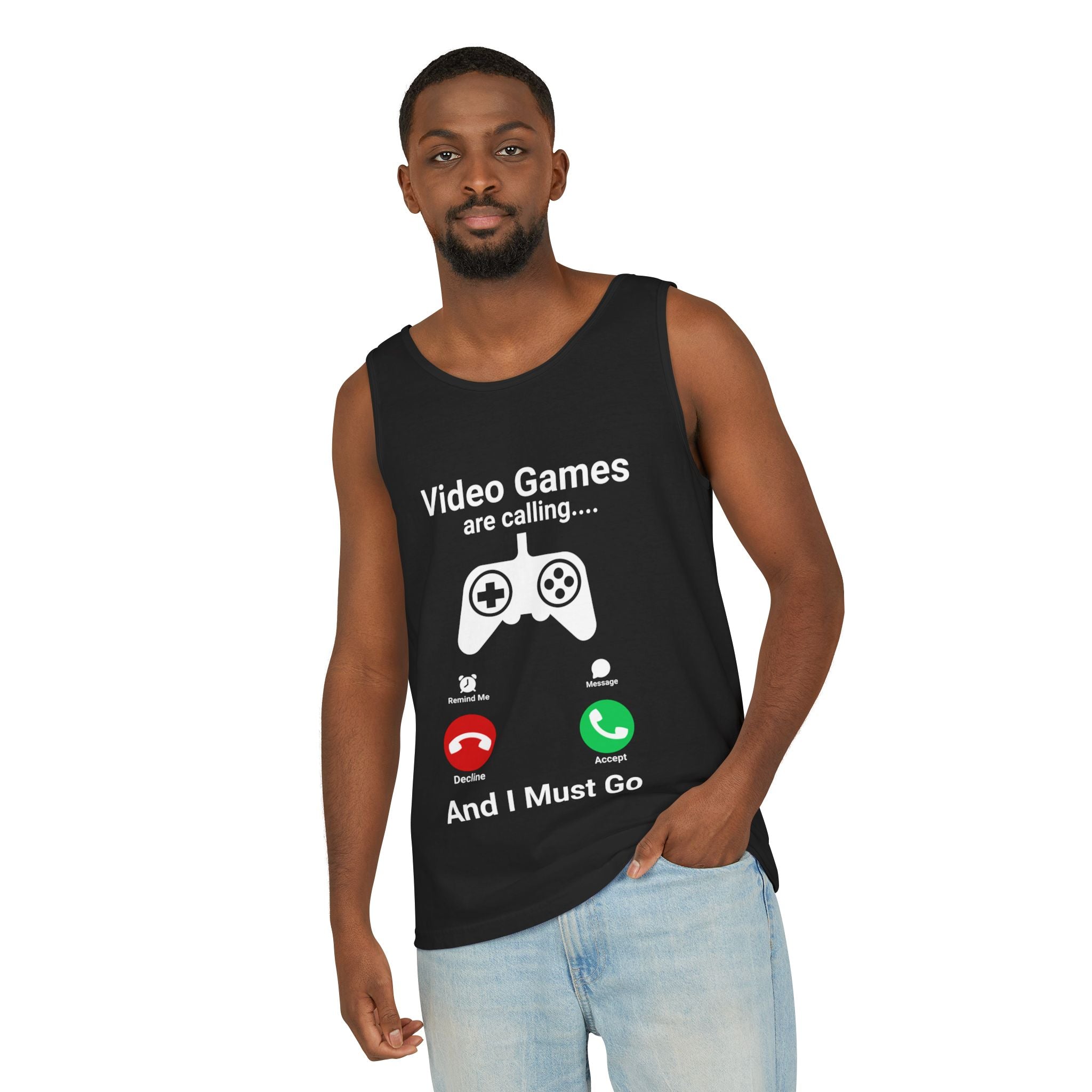 Video Games Are Calling and I Must Go – Funny Gamer Tank Top