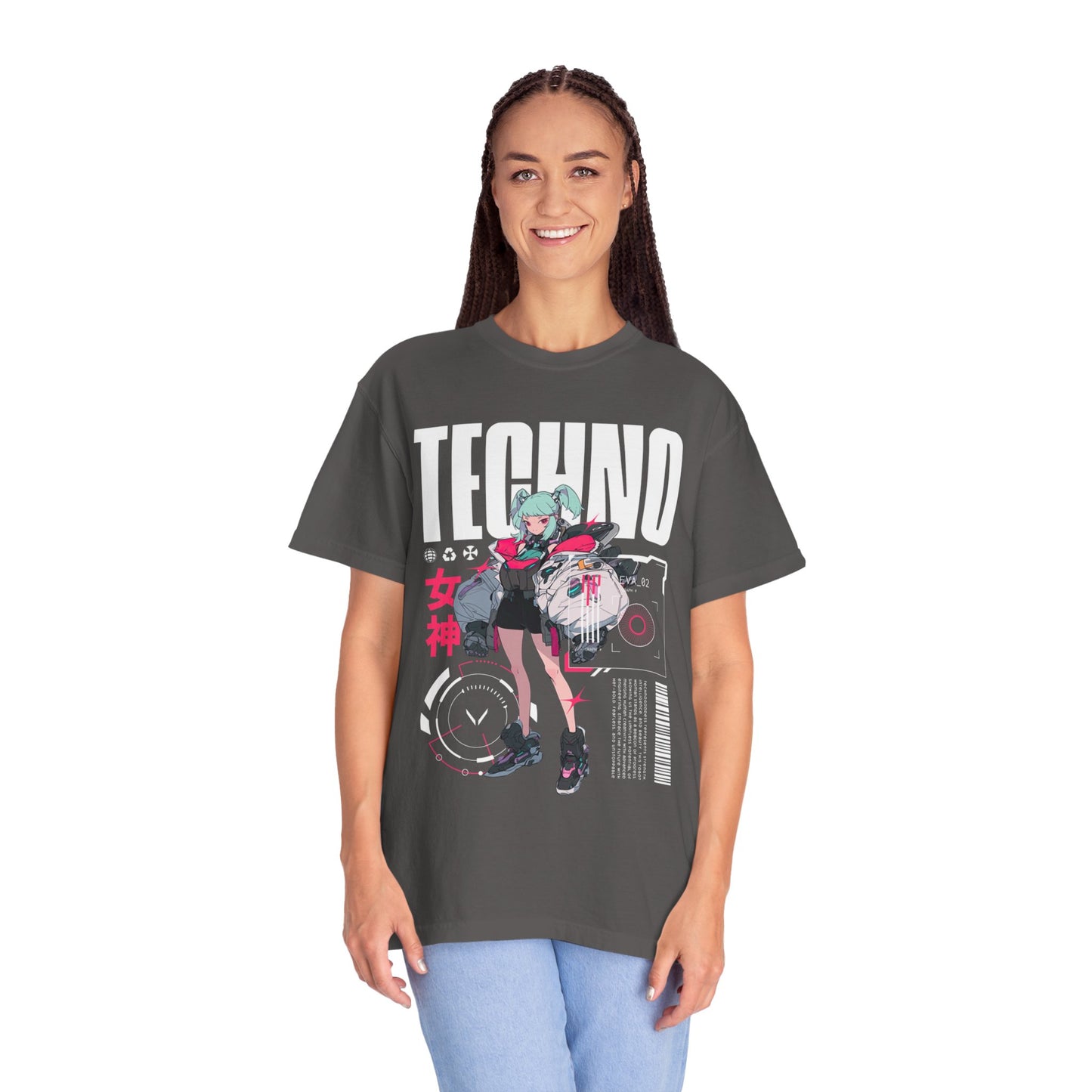 Techno Anime Girl T-shirt