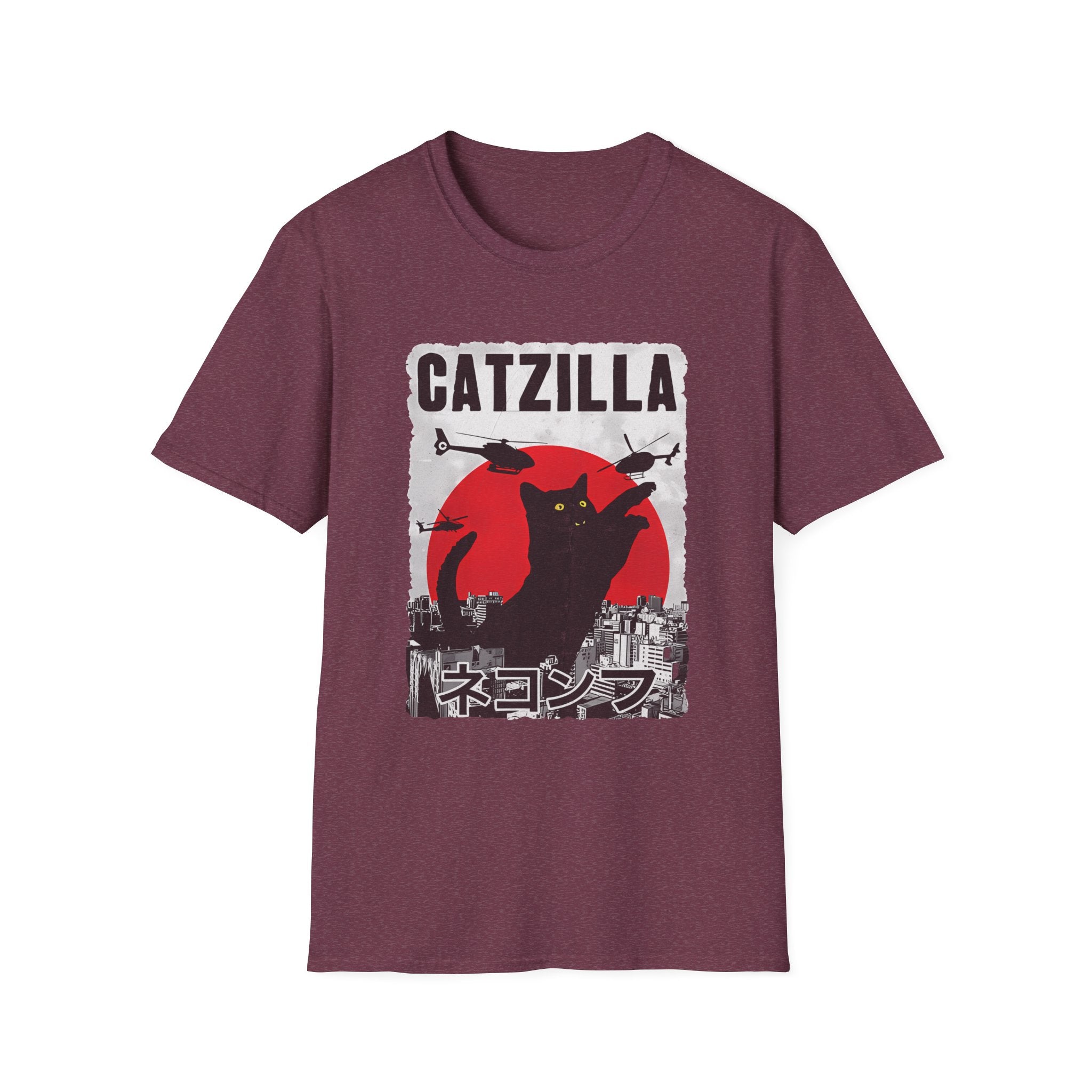 Catzilla Pop Culture Godzilla T-Shirt