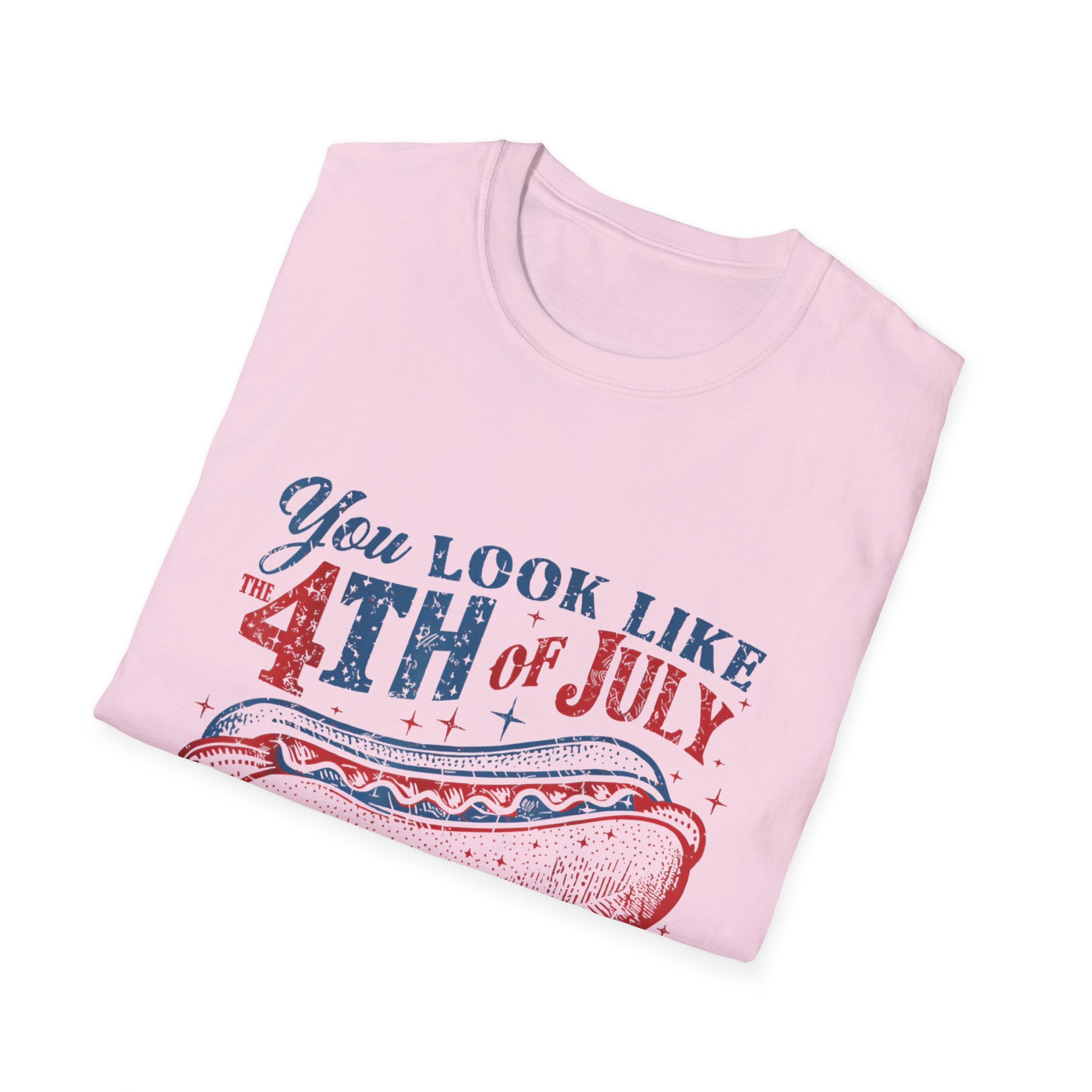 Hot Dog BBQ You Look like the 4th of July T-shirt