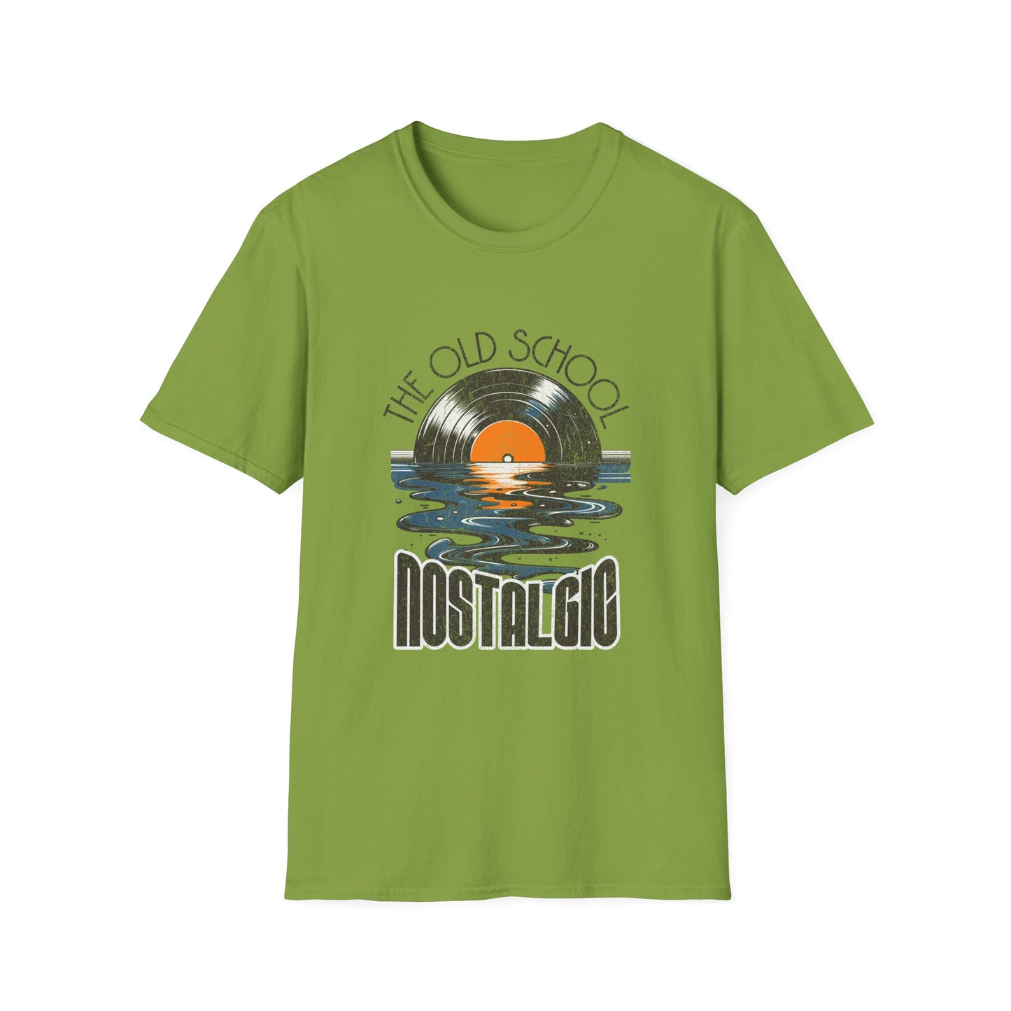 Retro Nostalgic Vintage Vinyl Music T-shirt