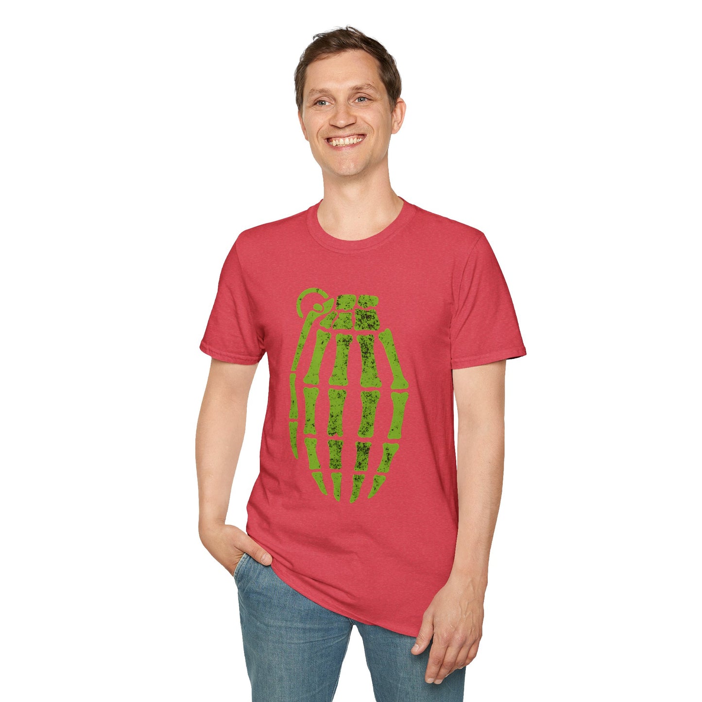 Pop Culture Radioactive Grenade Pinkman Skeleton T-Shirt