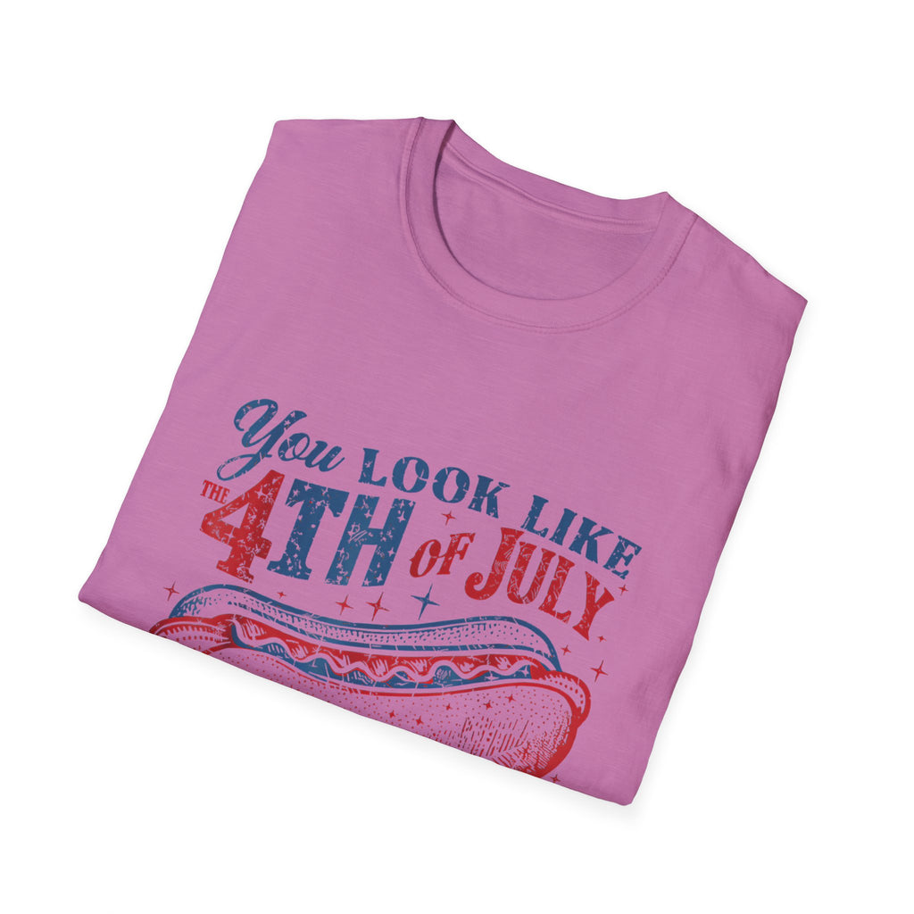 Hot Dog BBQ You Look like the 4th of July T-shirt