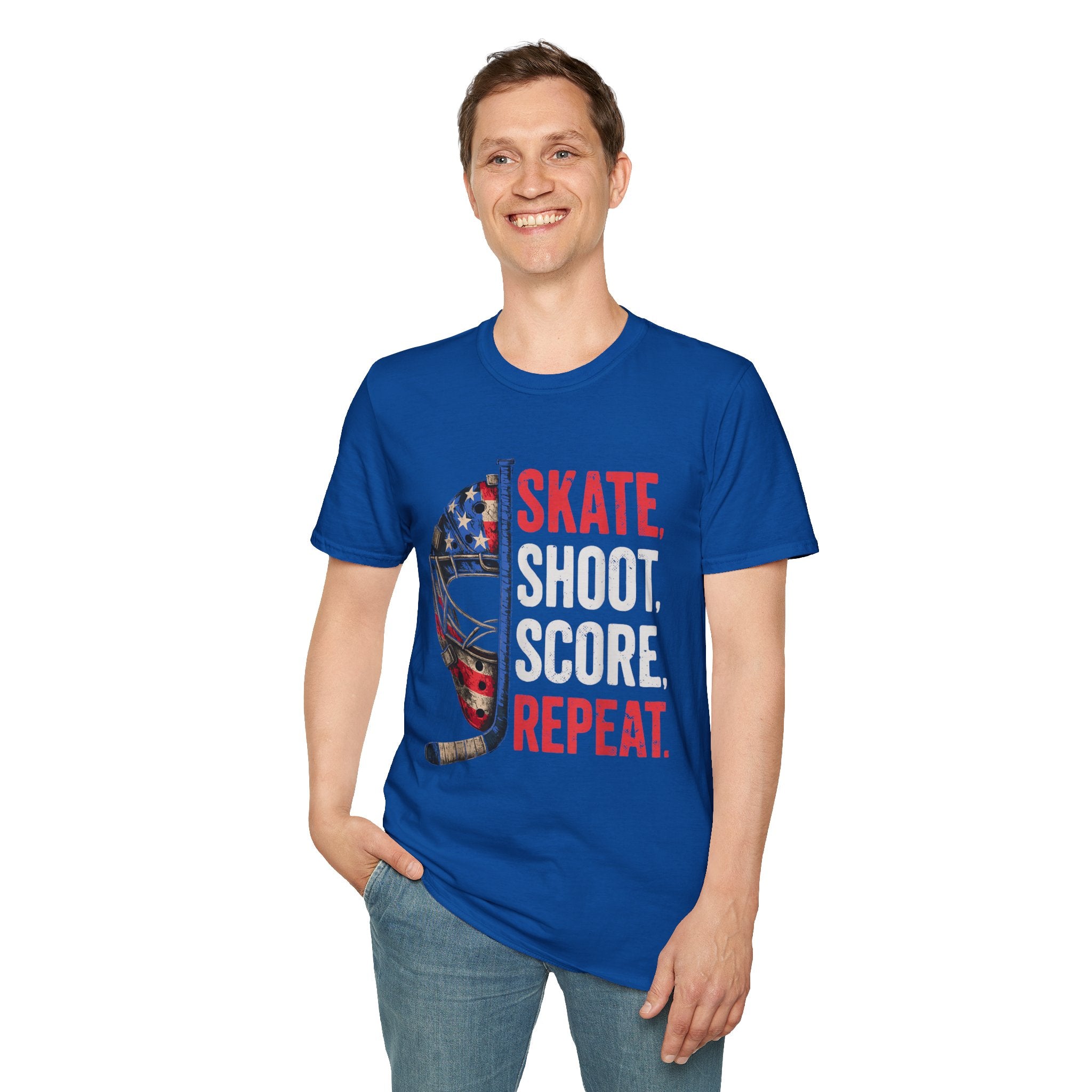 USA Hockey Skate Shoot Score Hockey T-Shirt