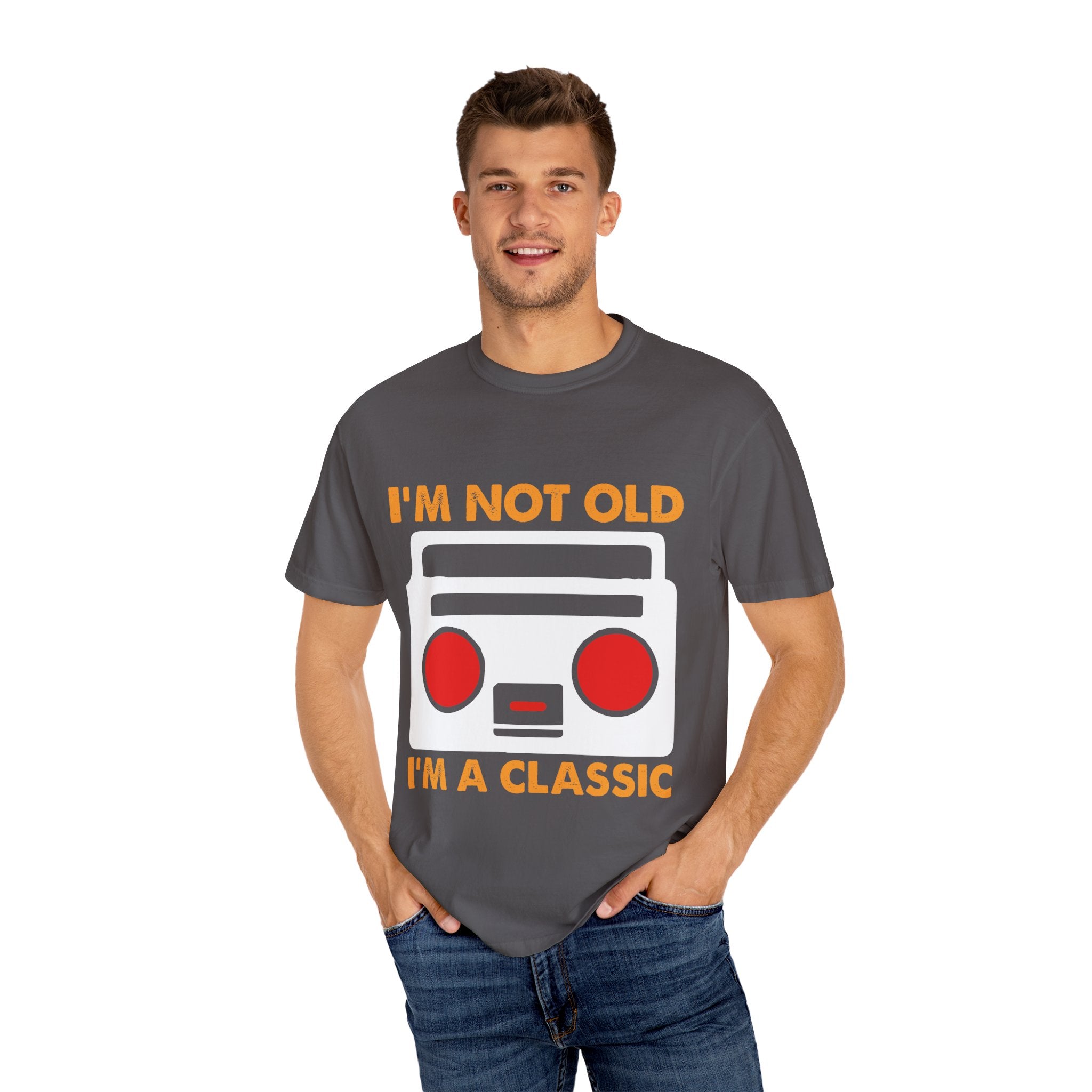 I'm Not Old, I'm a Classic – Retro Music Boombox T-shirt