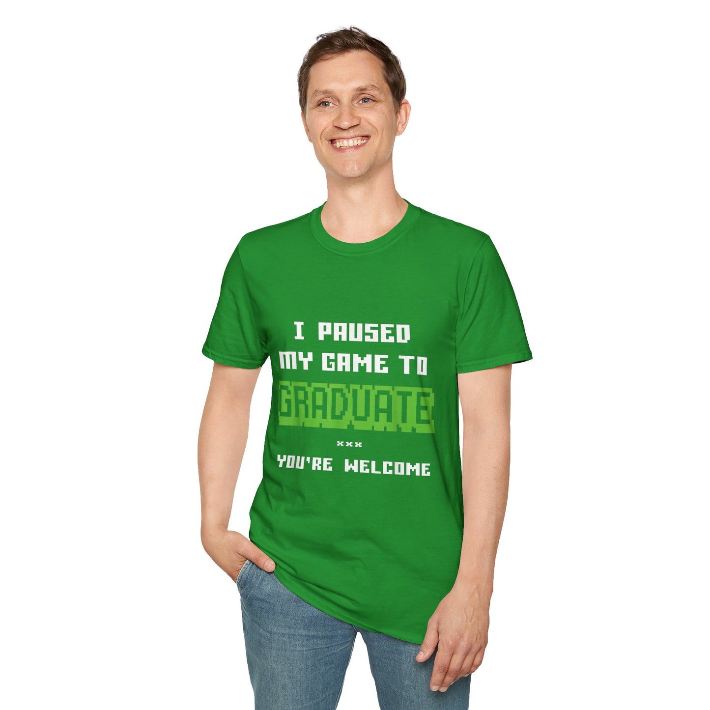 I Paused My Game to Graduate Gamer Graduation T-shirt