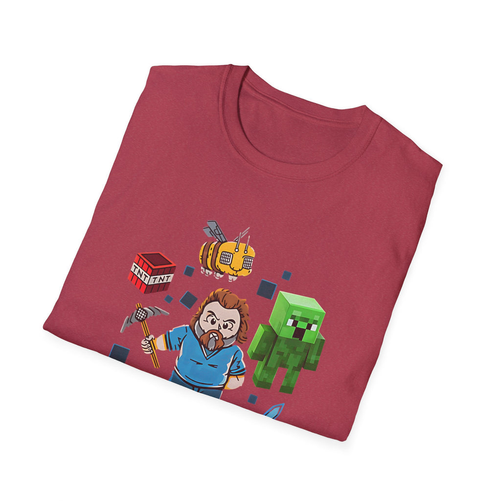 Pop Culture Mining & Crafting Funny Gaming T-Shirt