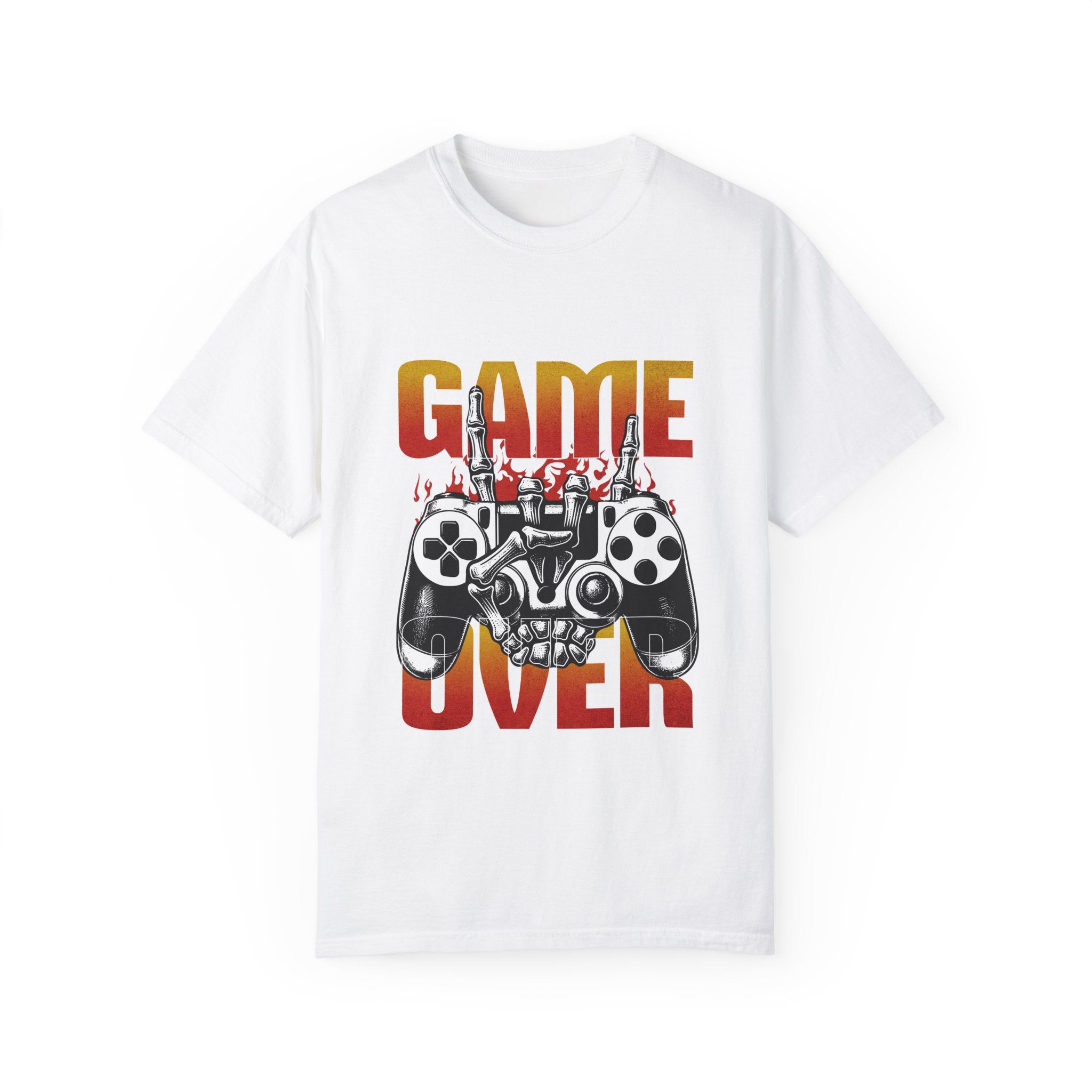 Skeleton Gamer Game Over T-shirt