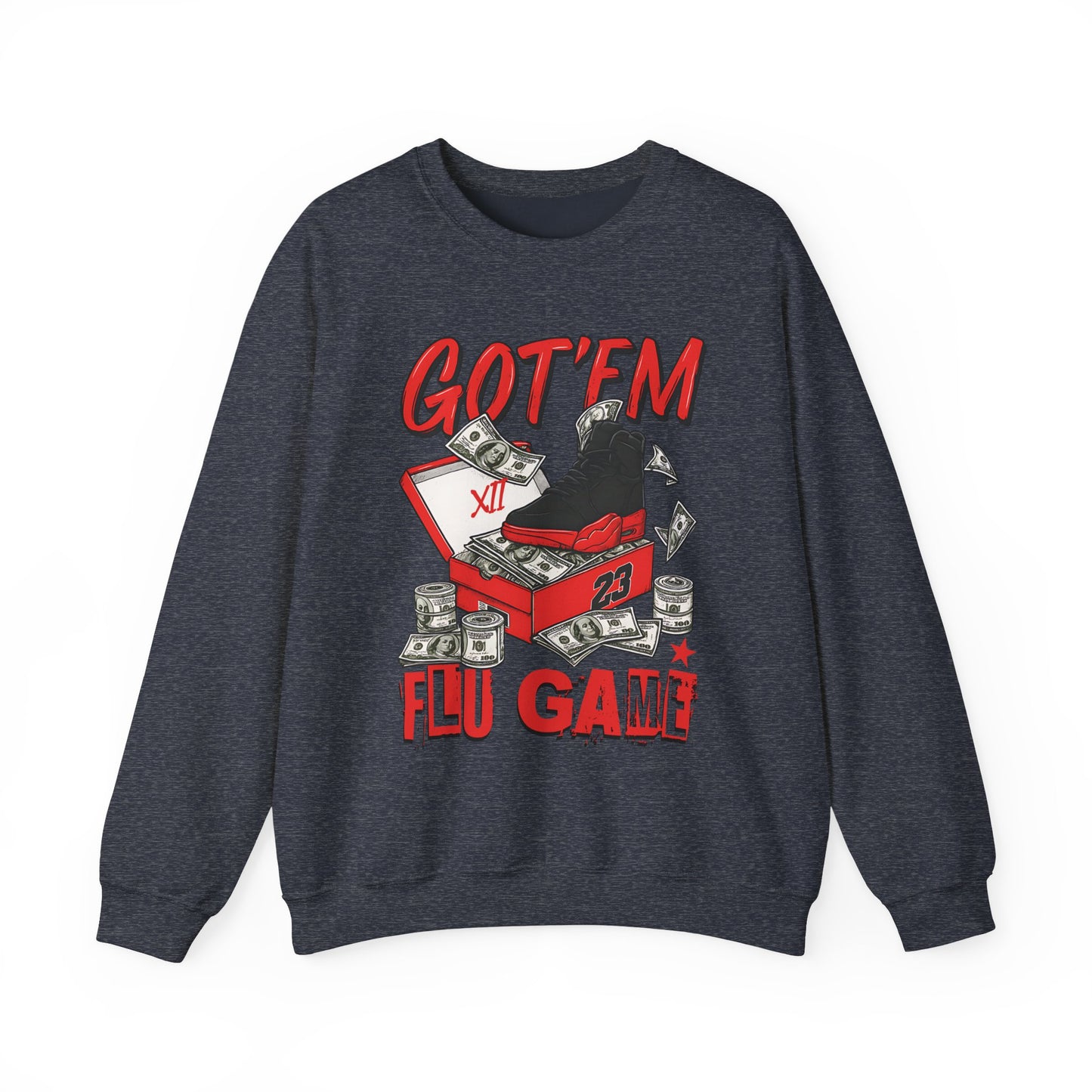 Streetwear Sneakerhead Match Jordan 12 Retro Flu Game Sweatshirt