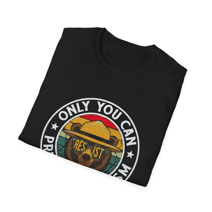 Only You Can Prevent Fascism Funny Resist USA Democracy T-Shirt