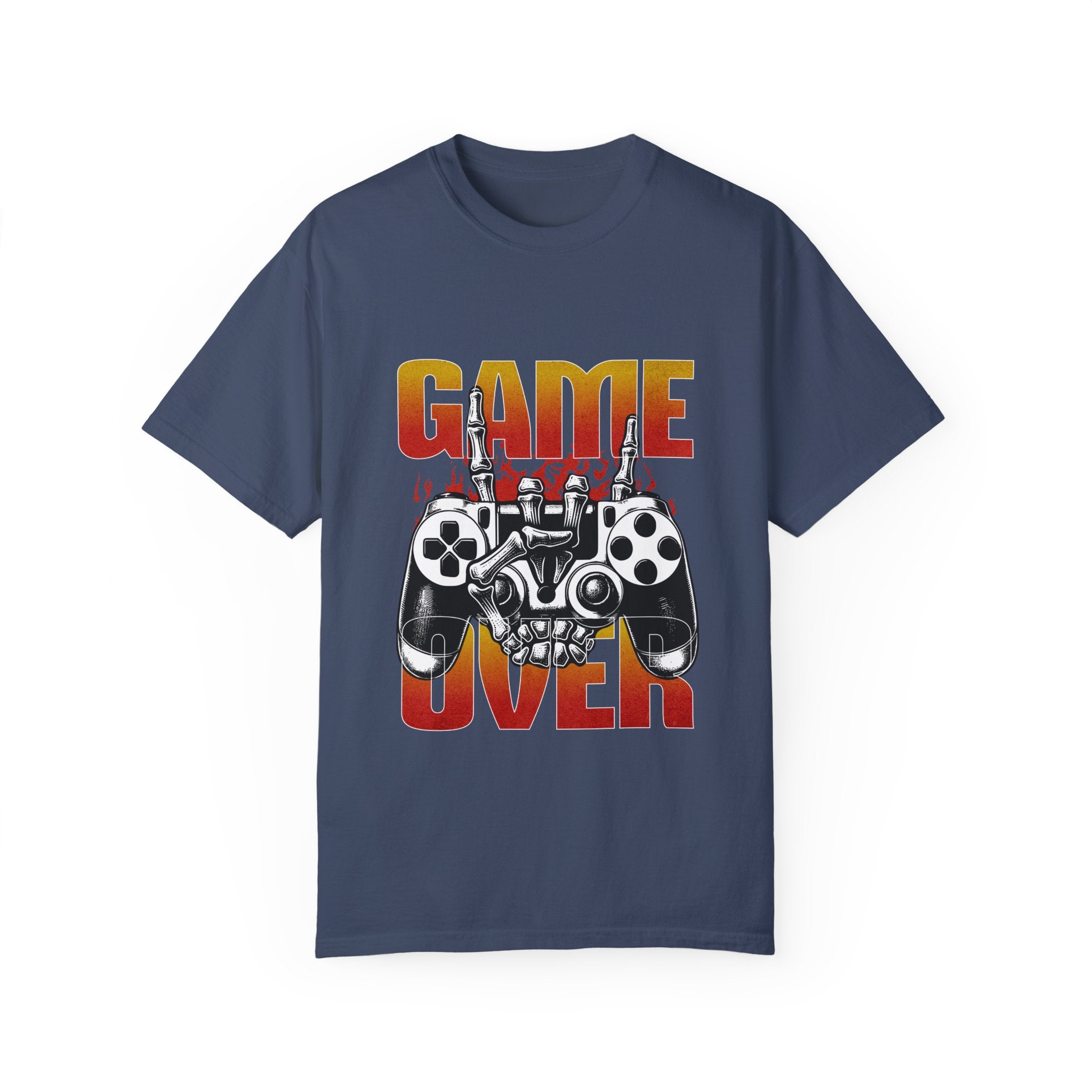 Skeleton Gamer Game Over T-shirt