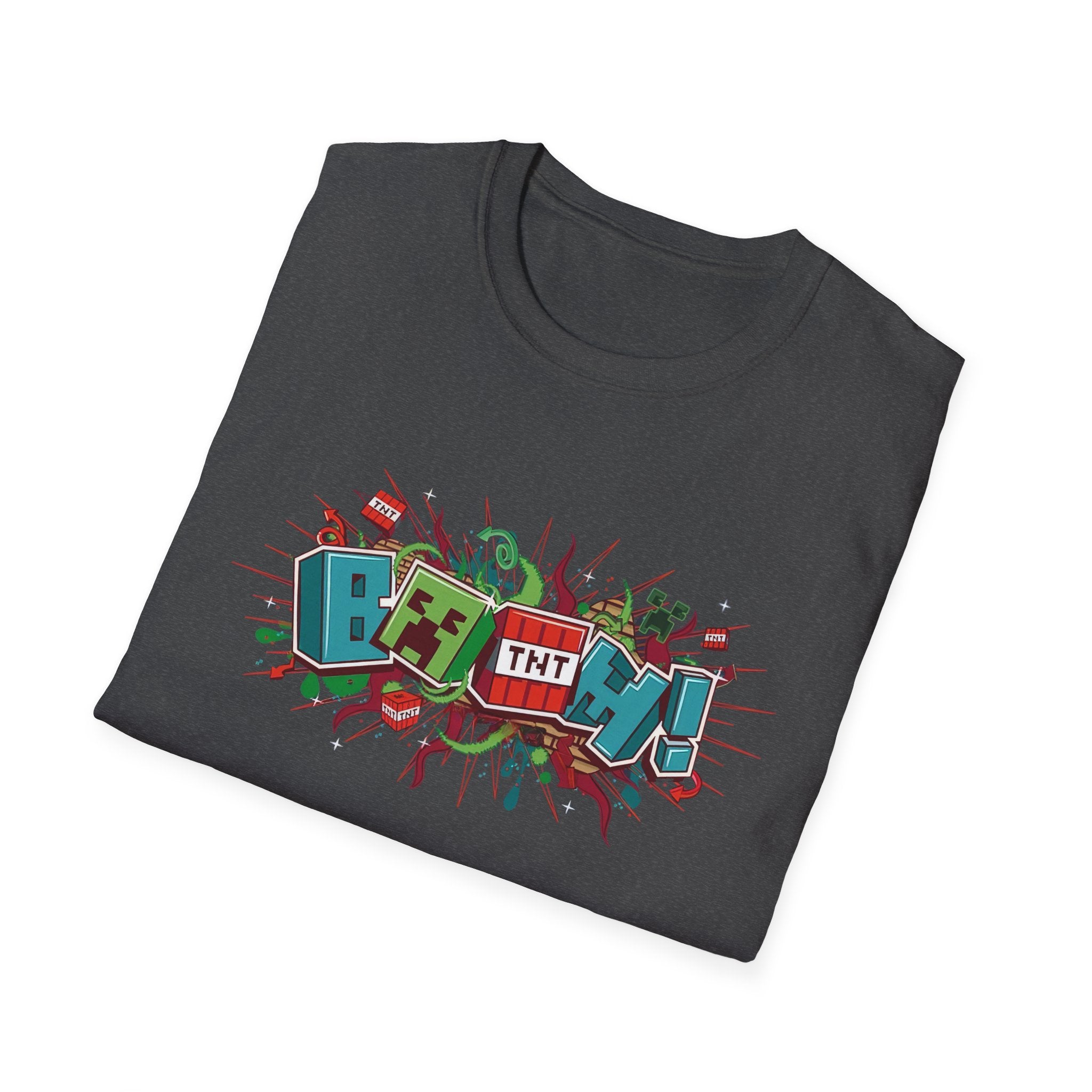 Funny Mining Gamer Pixel Boom Gaming Miner T-Shirt