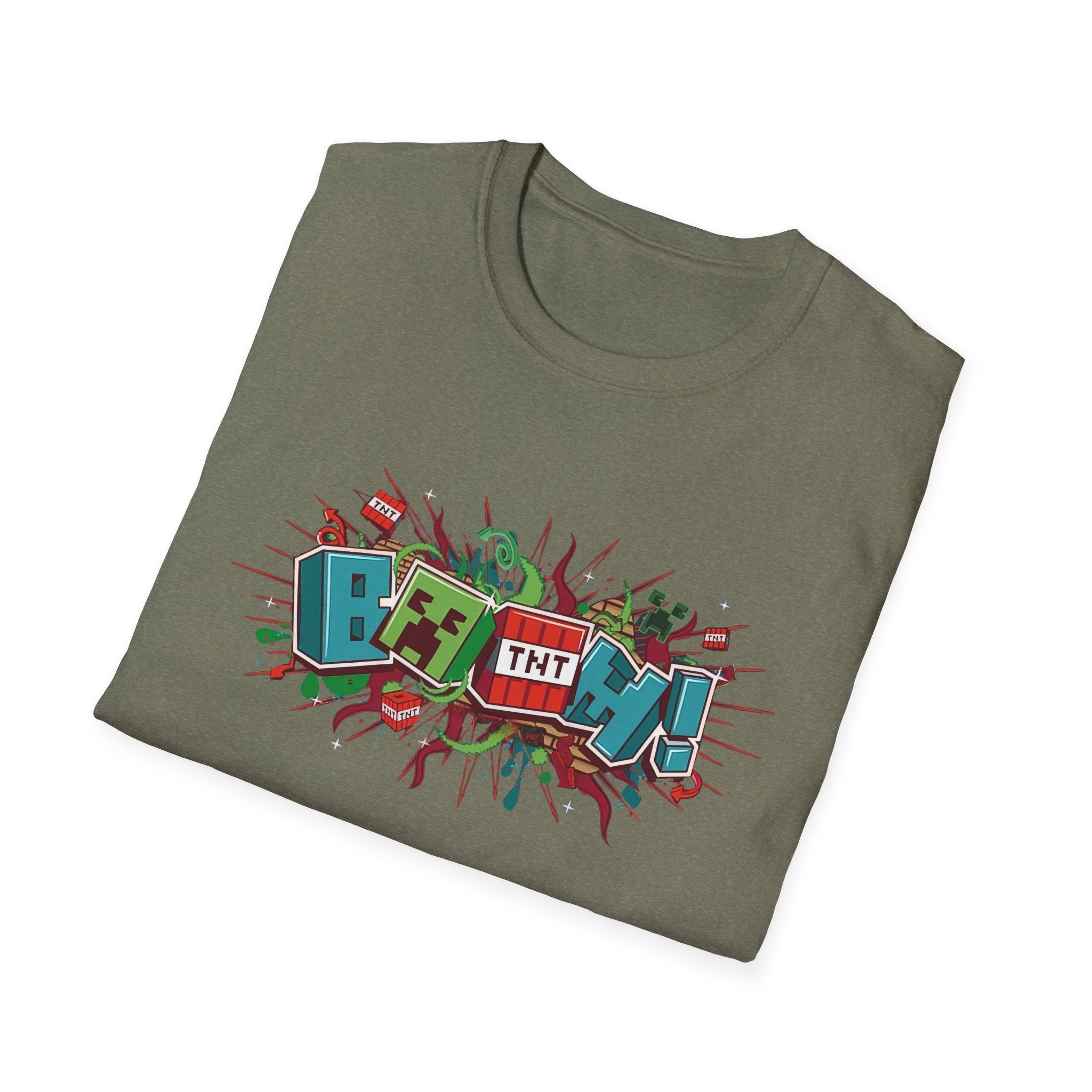 Funny Mining Gamer Pixel Boom Gaming Miner T-Shirt