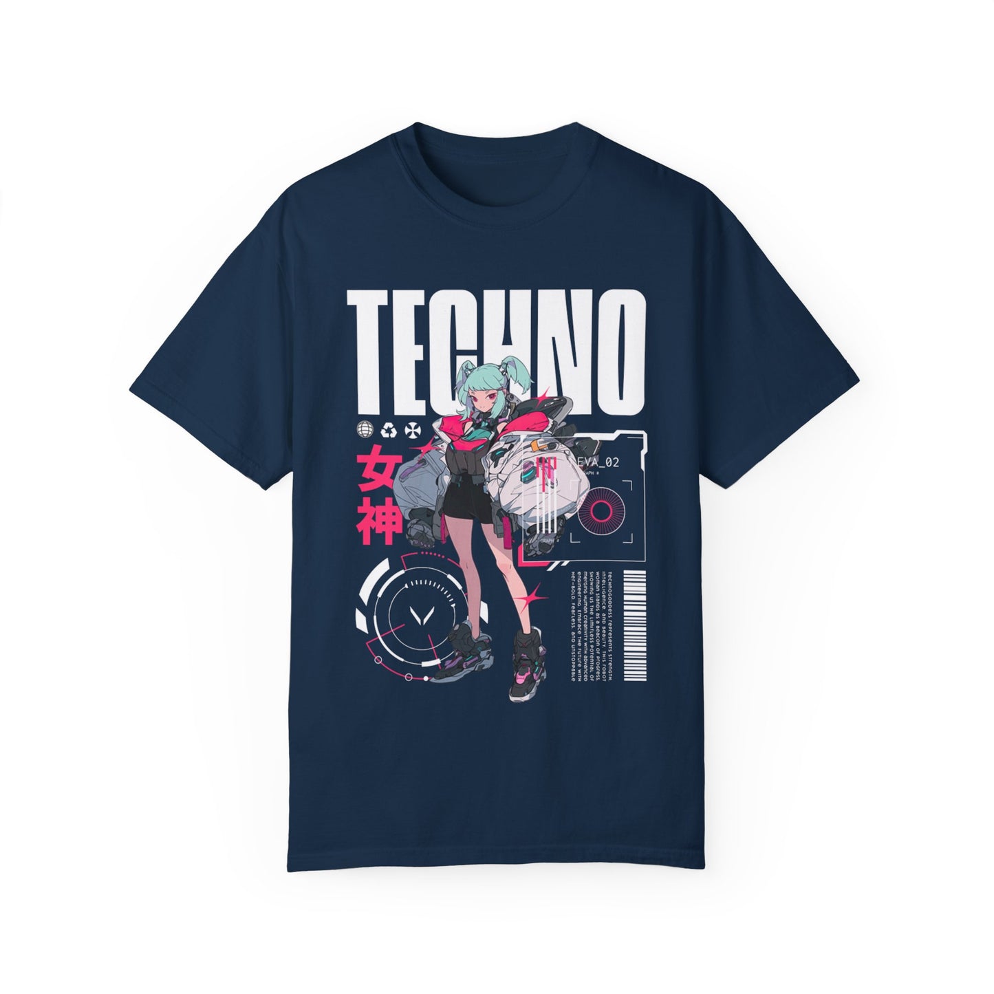 Techno Anime Girl T-shirt