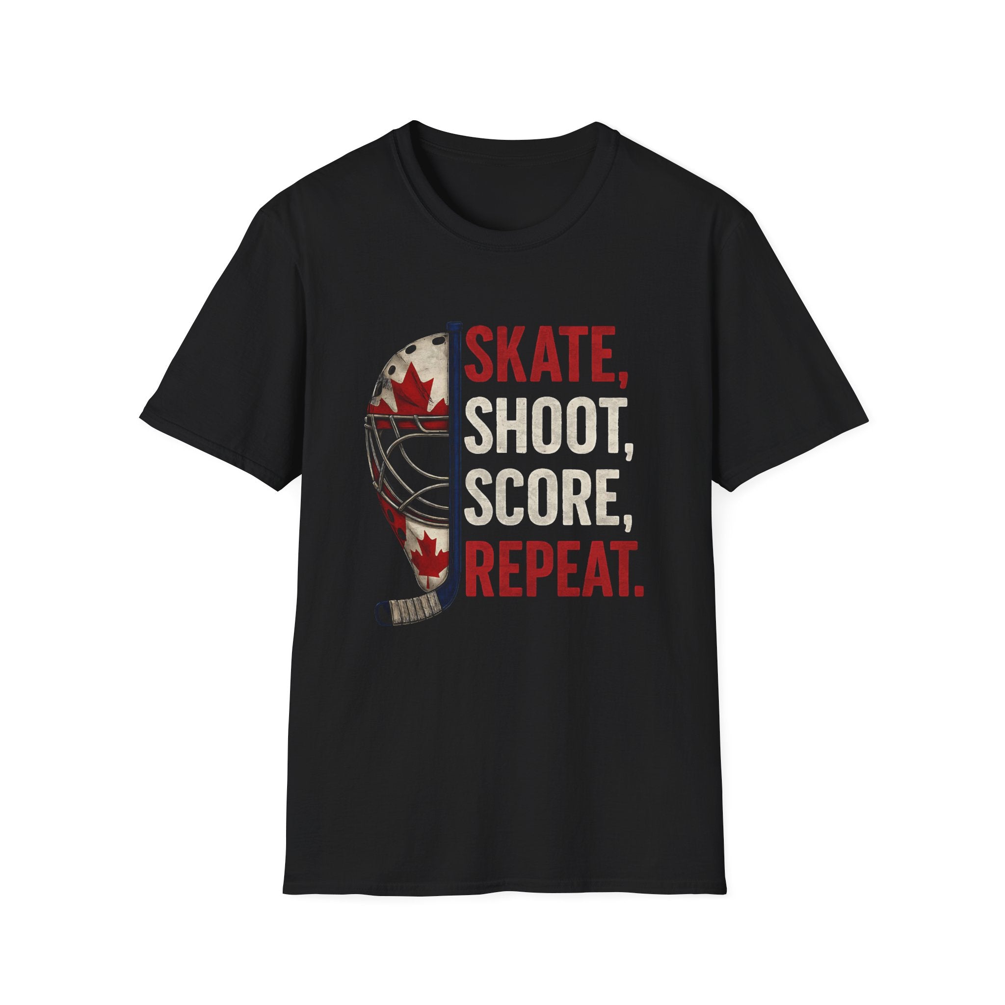 Hockey Skate Shoot Score Hockey Canada T-Shirt
