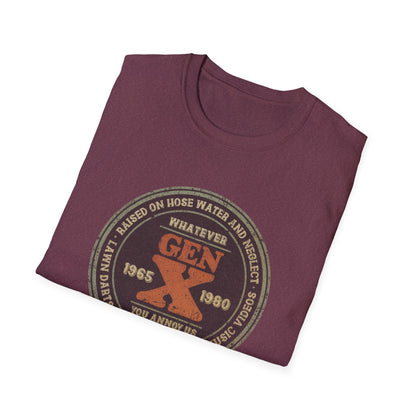 Raised on Hose Water and Neglect Retro 80s Gen X T-shirt