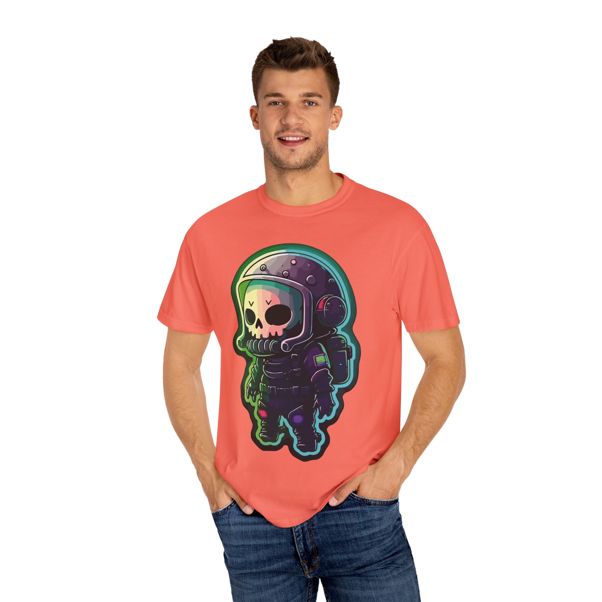 Funny Grim Reaper Astronaut Streetwear T-shirt