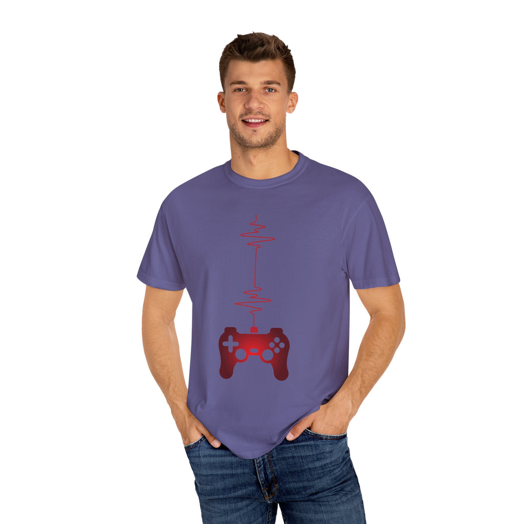I Love Gaming Heartbeat Gamer T-shirt