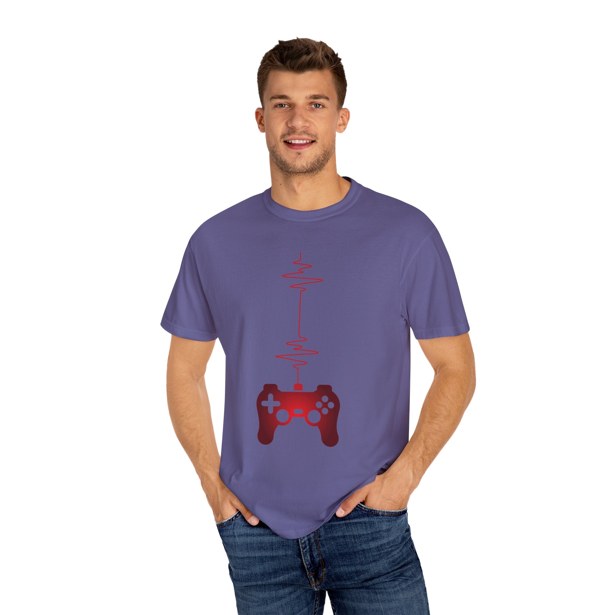I Love Gaming Heartbeat Gamer T-shirt