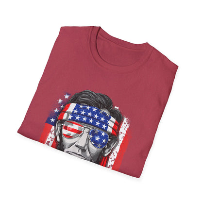 US Abe President Lincoln Merica 4th of July T-Shirt