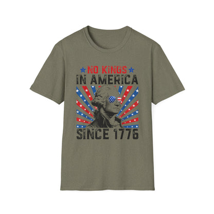 4th of July America Democracy No Kings Since 1776 T-Shirt