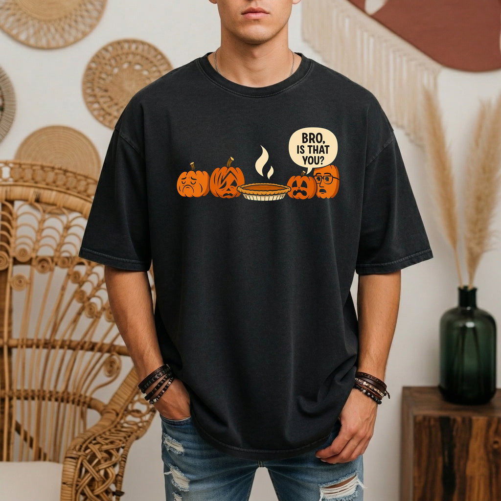 Funny pumpkin pie shirt, retro fall humor tee, sarcastic autumn gift, cute thanksgiving graphic top | Comfort Colors® T-Shirt