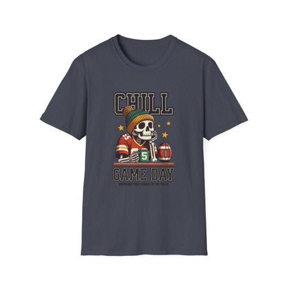 Coffee, Chill & Game Day Football Season T-Shirt