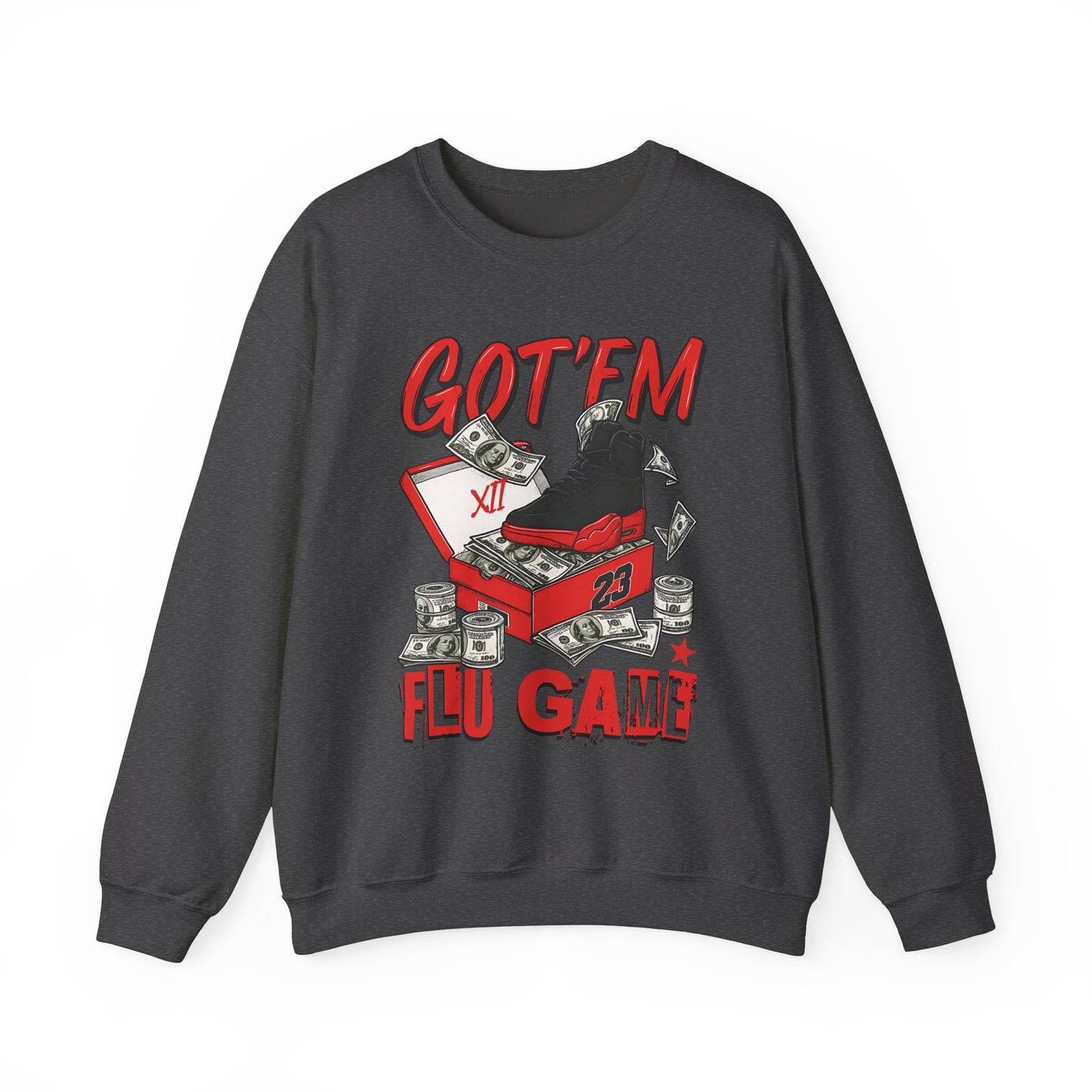 Streetwear Sneakerhead Match Jordan 12 Retro Flu Game Sweatshirt
